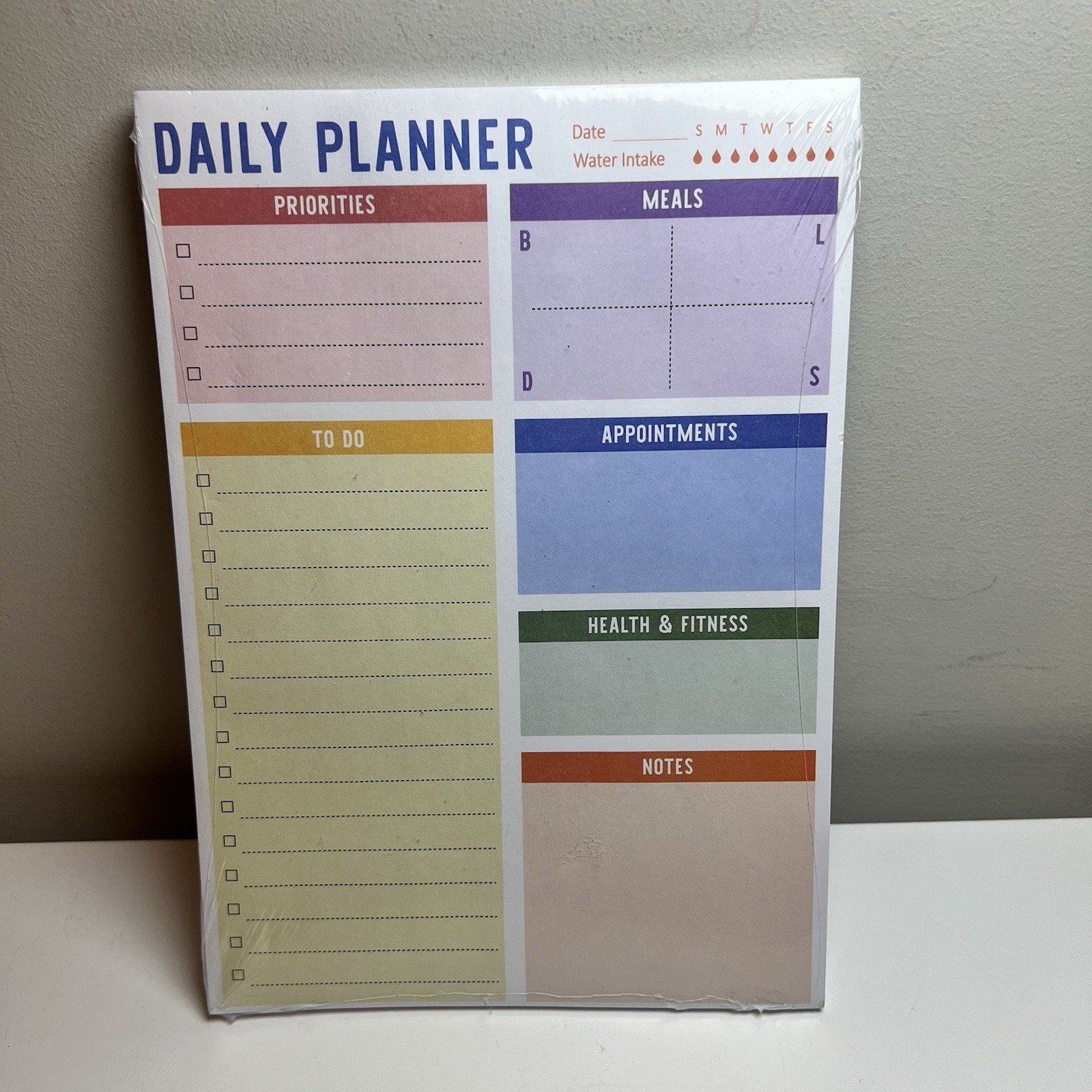 To Do List Notepad, 7″ x 10″ Today Note Pad, 52 Sheets, Daily Agenda Tear Off