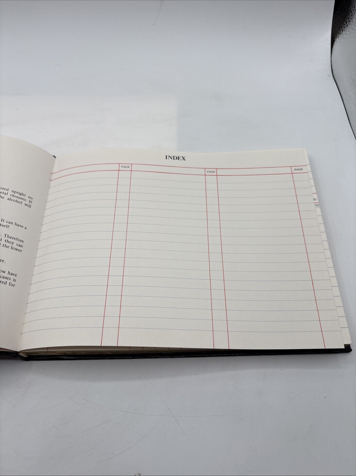 Smythson of Bond Street Cellar Book Leather Cover