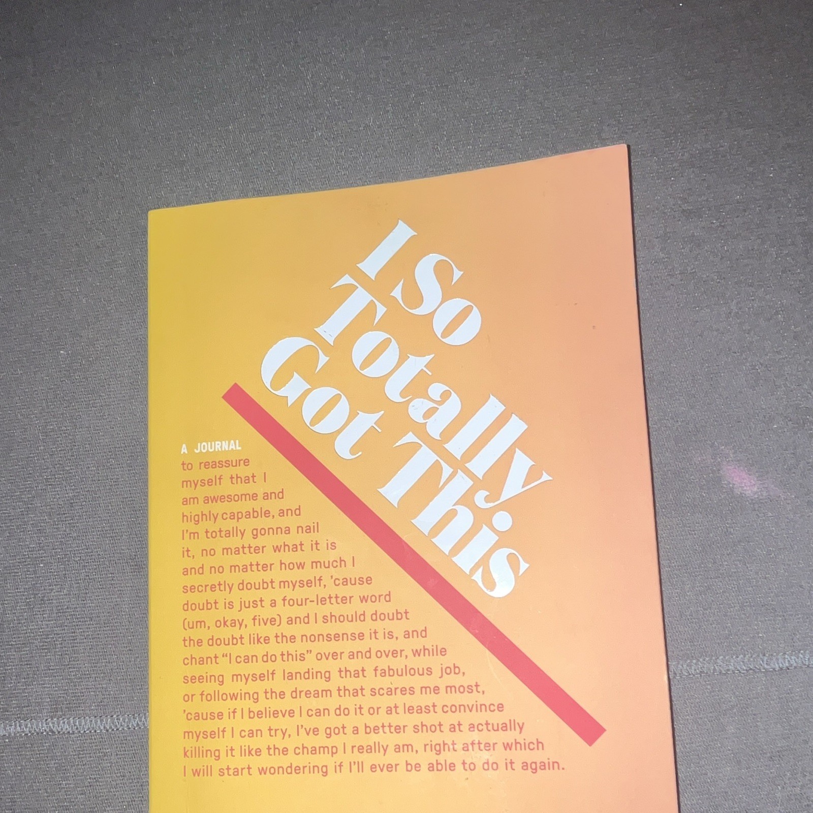 Knock Knock Inner Truth Journal ‘I So Totally Got This’ Cardboard Cover Diary