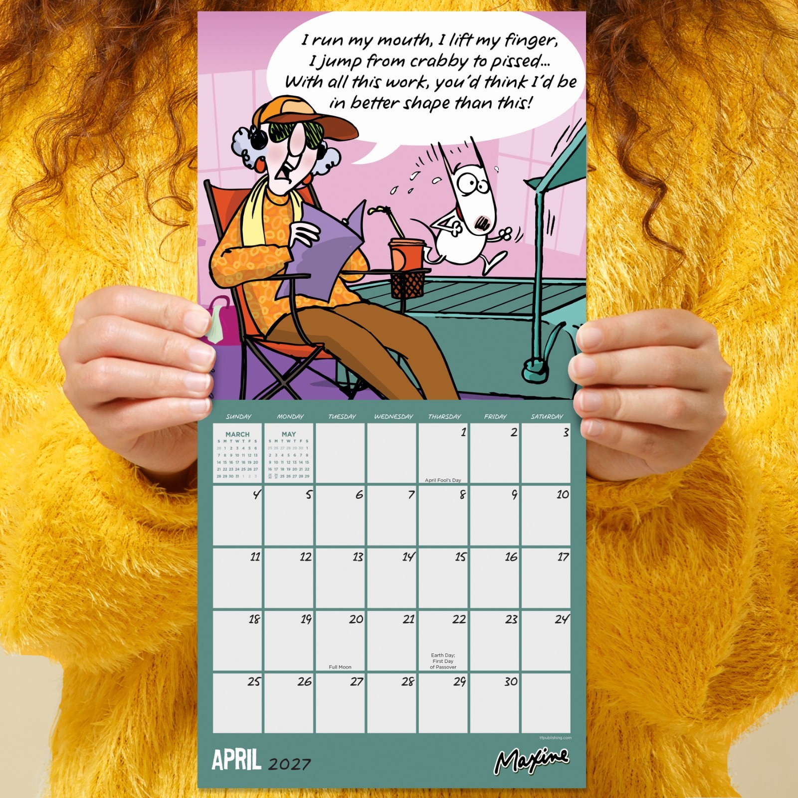 2027 Maxine Mini Calendar