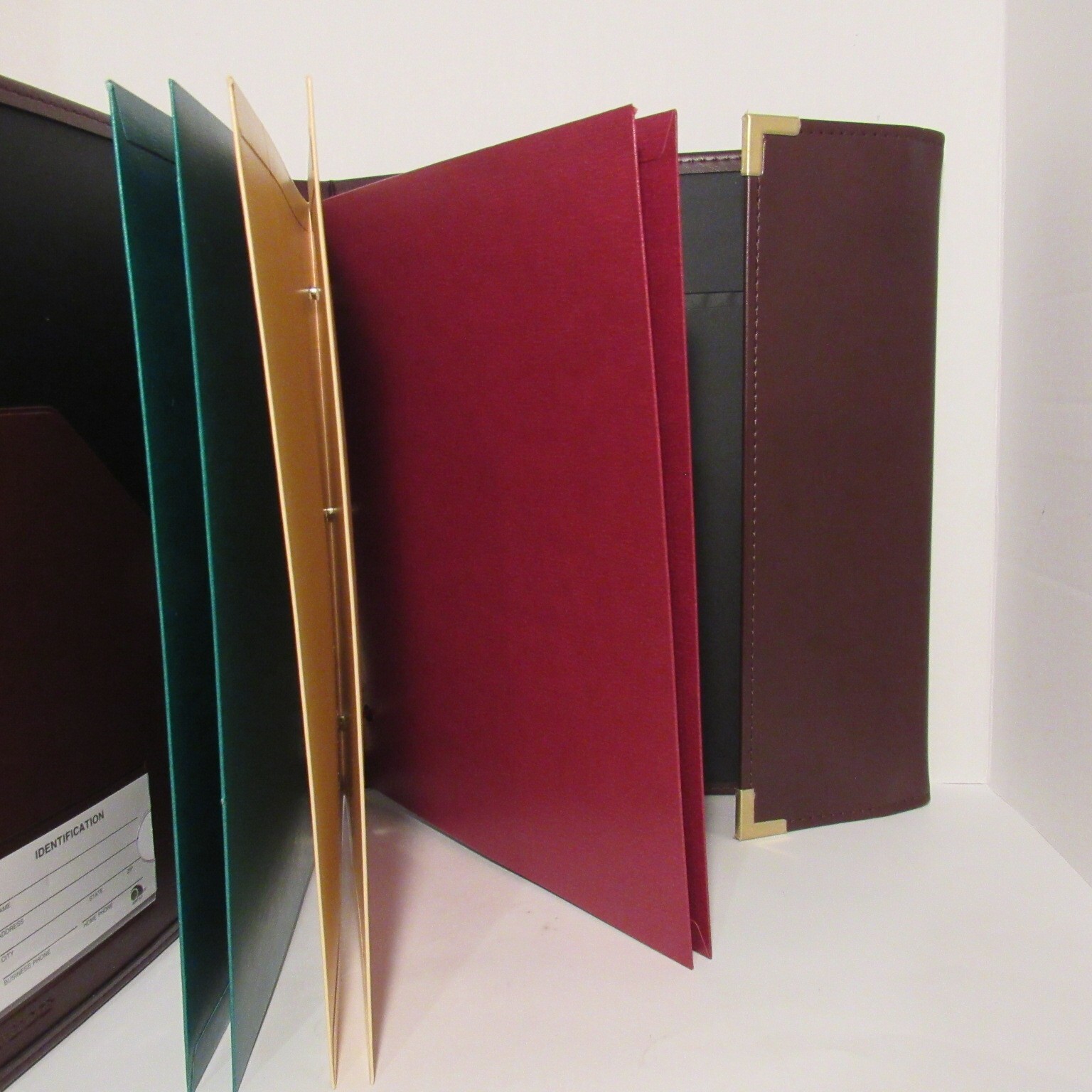 Cambridge Professional Trapper Portfolio Burgundy Notebook 13 x 12 1/4 in
