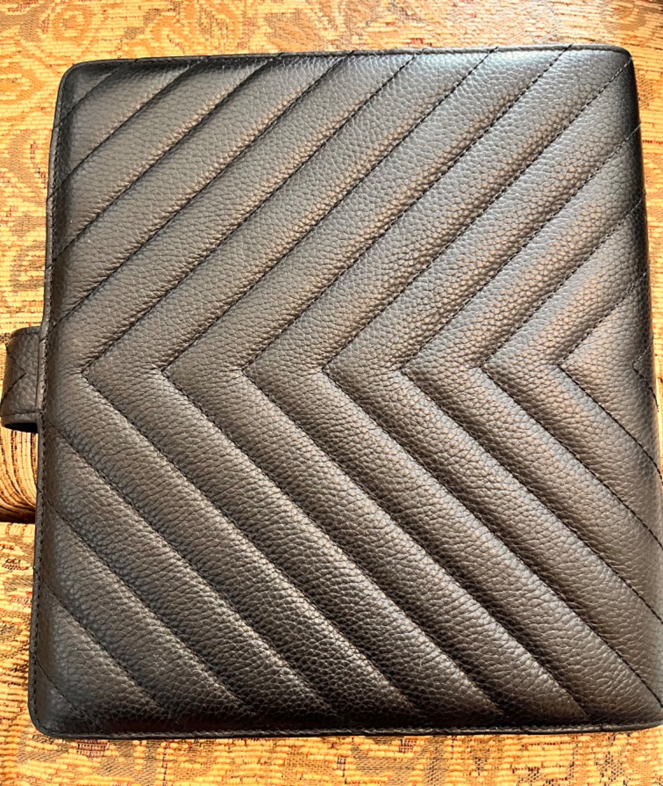 Cloth and Paper A5 Folio Agenda (Black Quilted Leather)