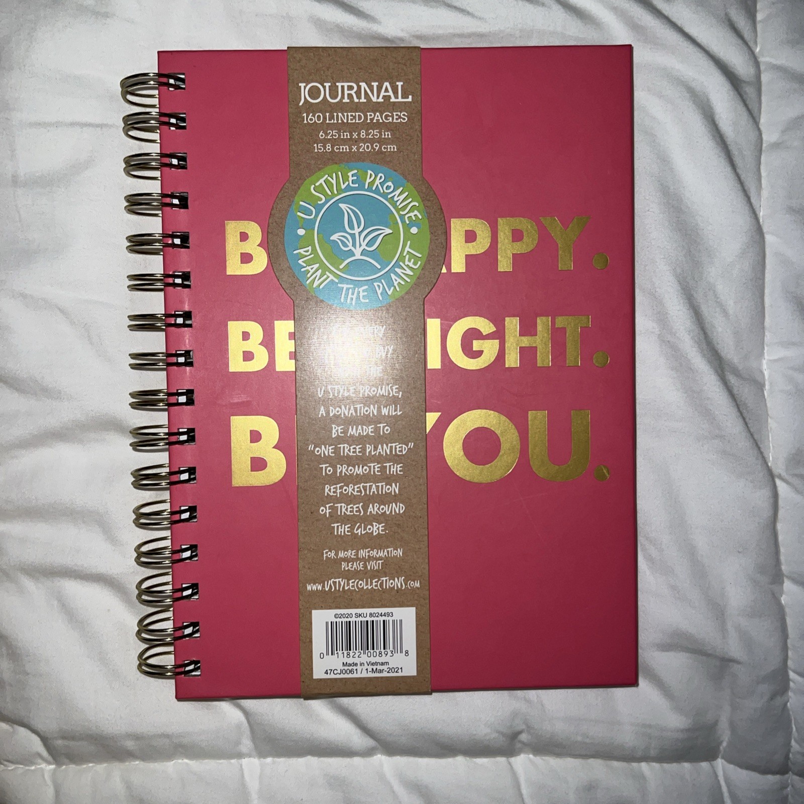 Home By Rite Aid Journal Cork & White Writing Journal New