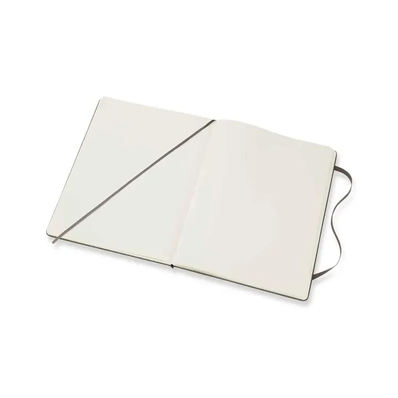 MOLESKINE CLASSIC PLAIN NOTEBOOK, EXTRA LARGE, BROWN EARTH, HARD COVER 192 Pages