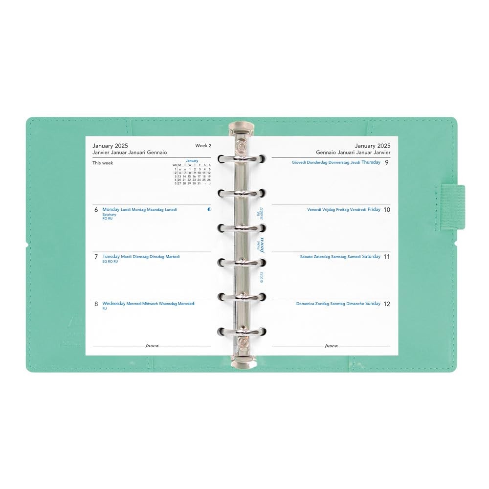 Filofax Domino Patent Organizer Pocket – Six Rings