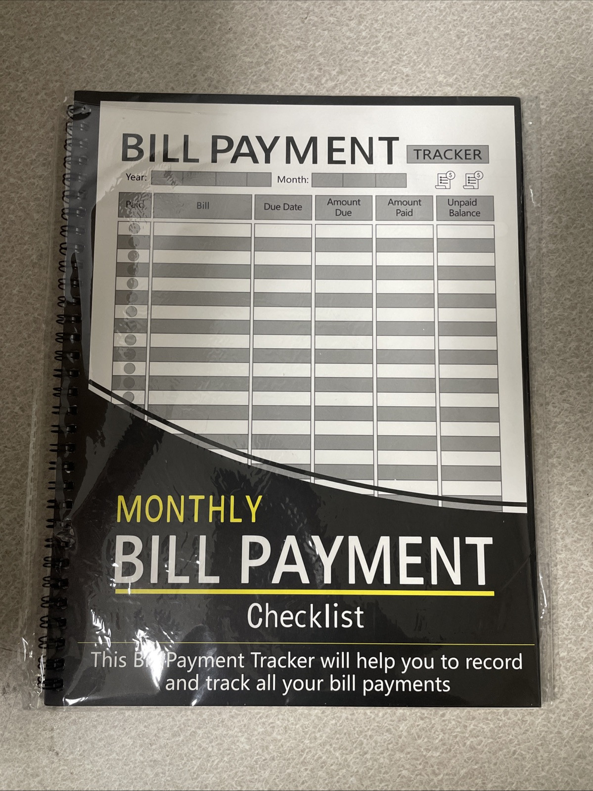 Bill Tracker Notebook: Monthly Bill Payment Checklist – 8.5″ x 11″ 100+ Pages