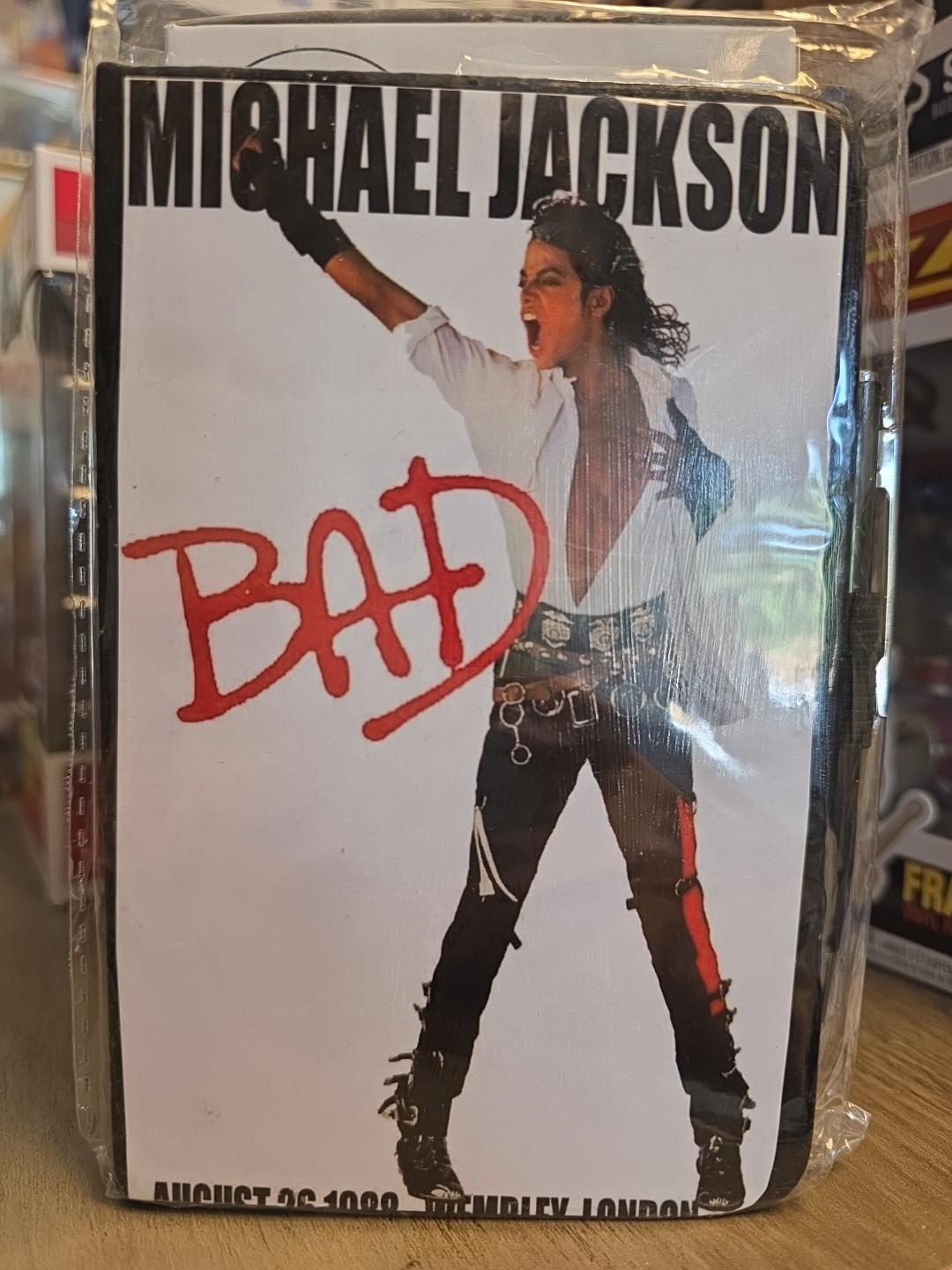 Pocket Notebook Small JOURNAL w/ PEN 3″ X 4.4″ LINED Hardcover MICHAEL JACKSON