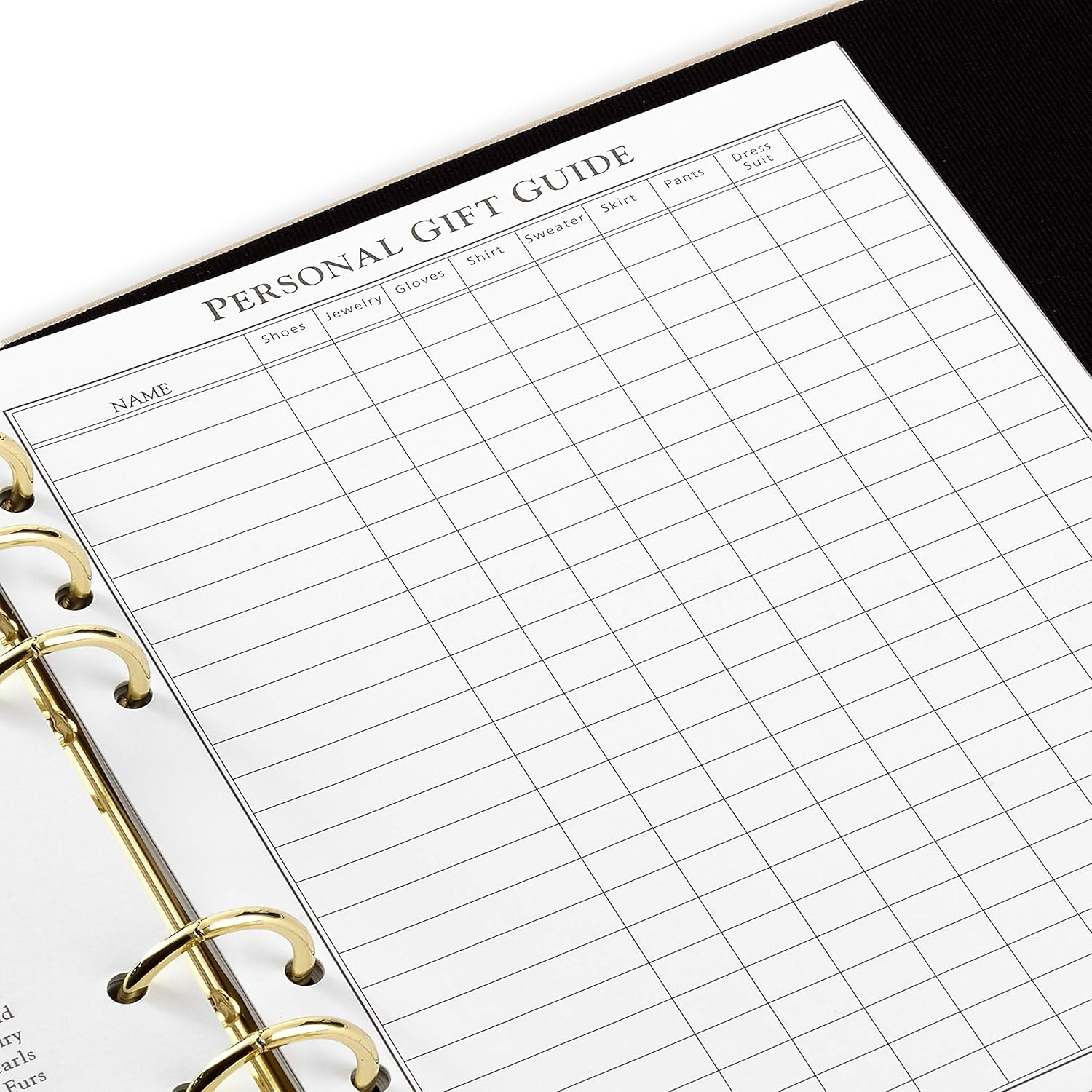 5×8-Inch Address Book with Padded Cream Cover and Contact Management Features