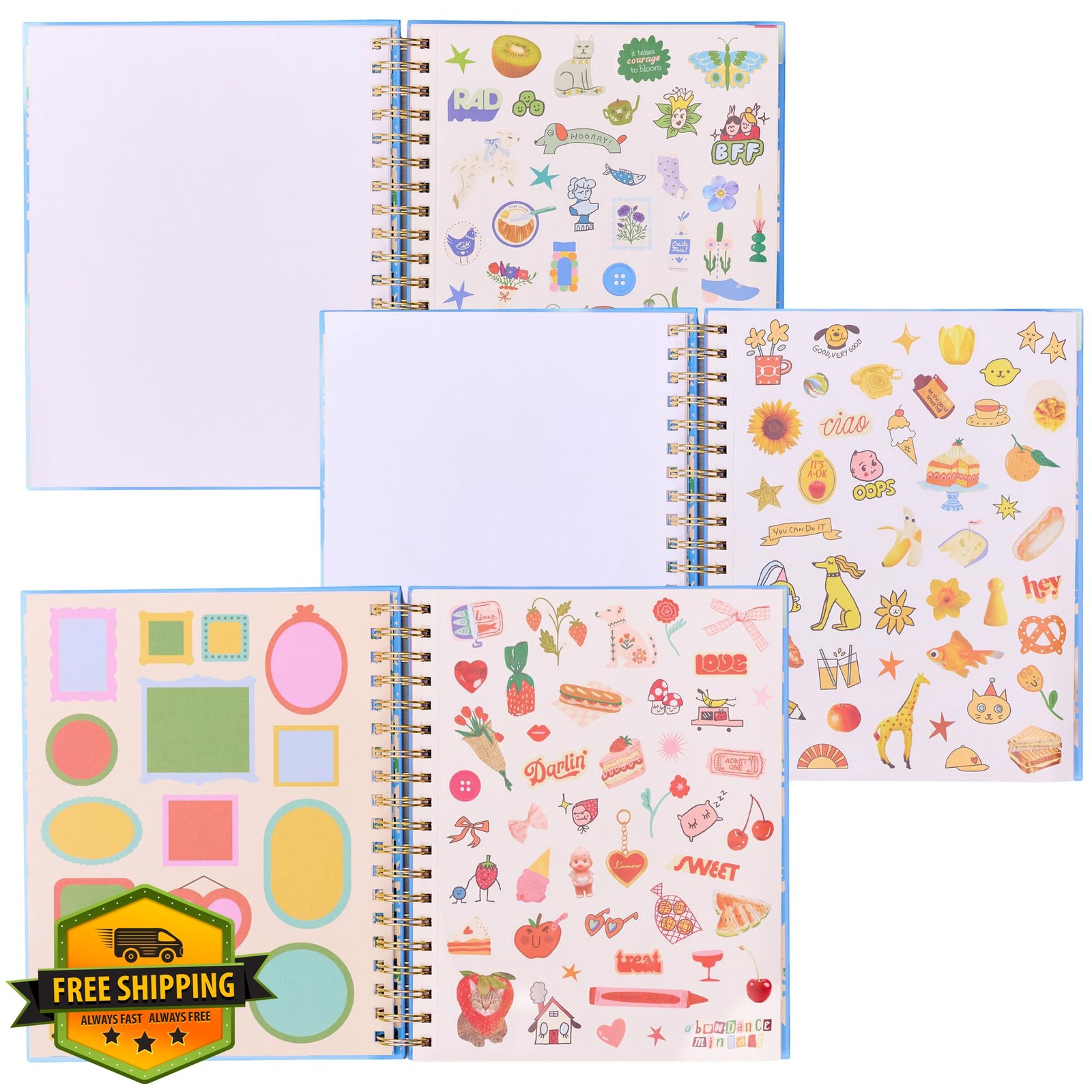 ban.do Medium Planner Icons 8.5″ x 6.5″ Aug 2026-Dec 2027
