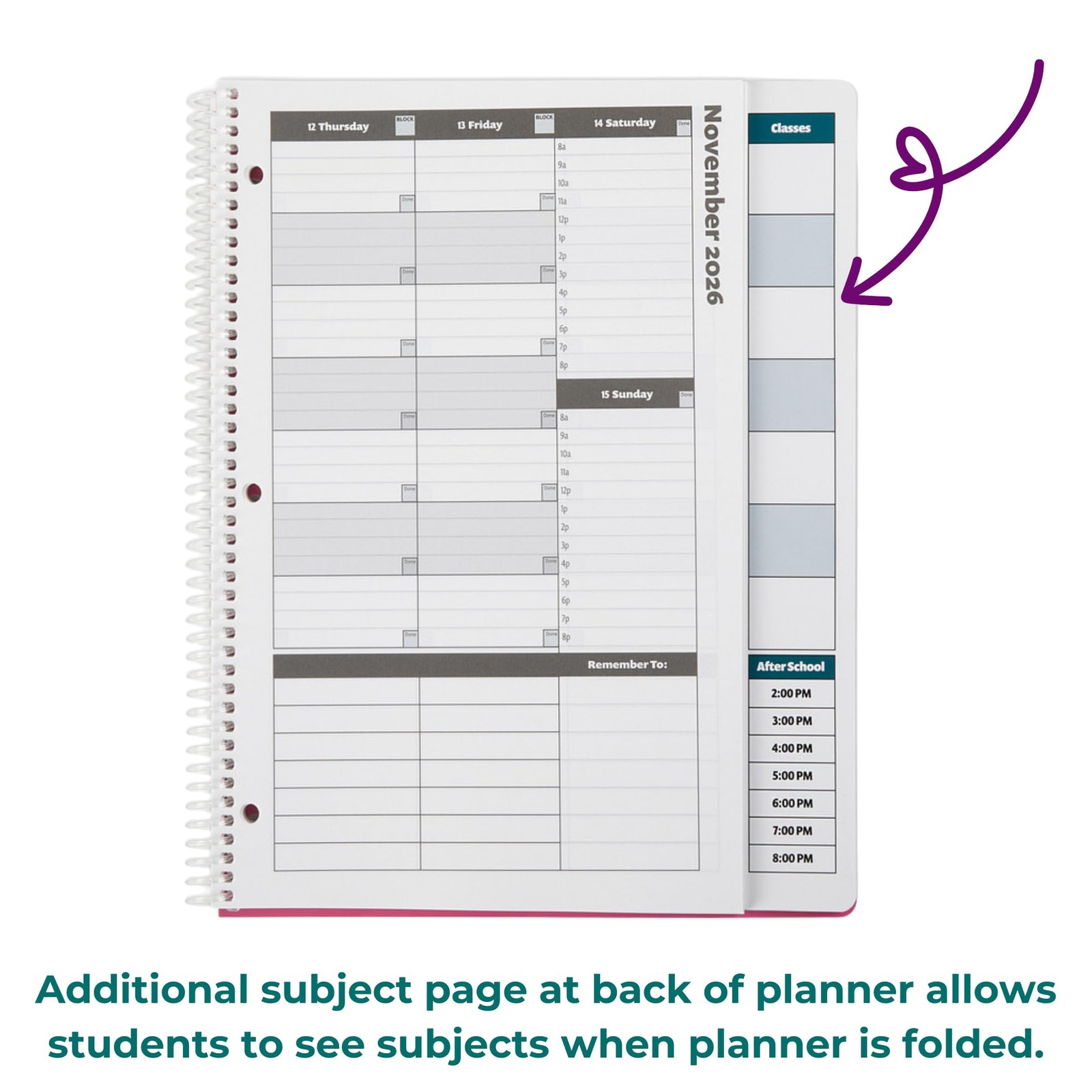 Order Out Of Chaos Academic Planner 2026-2027, Daily 8.5×11, Coastal Calm