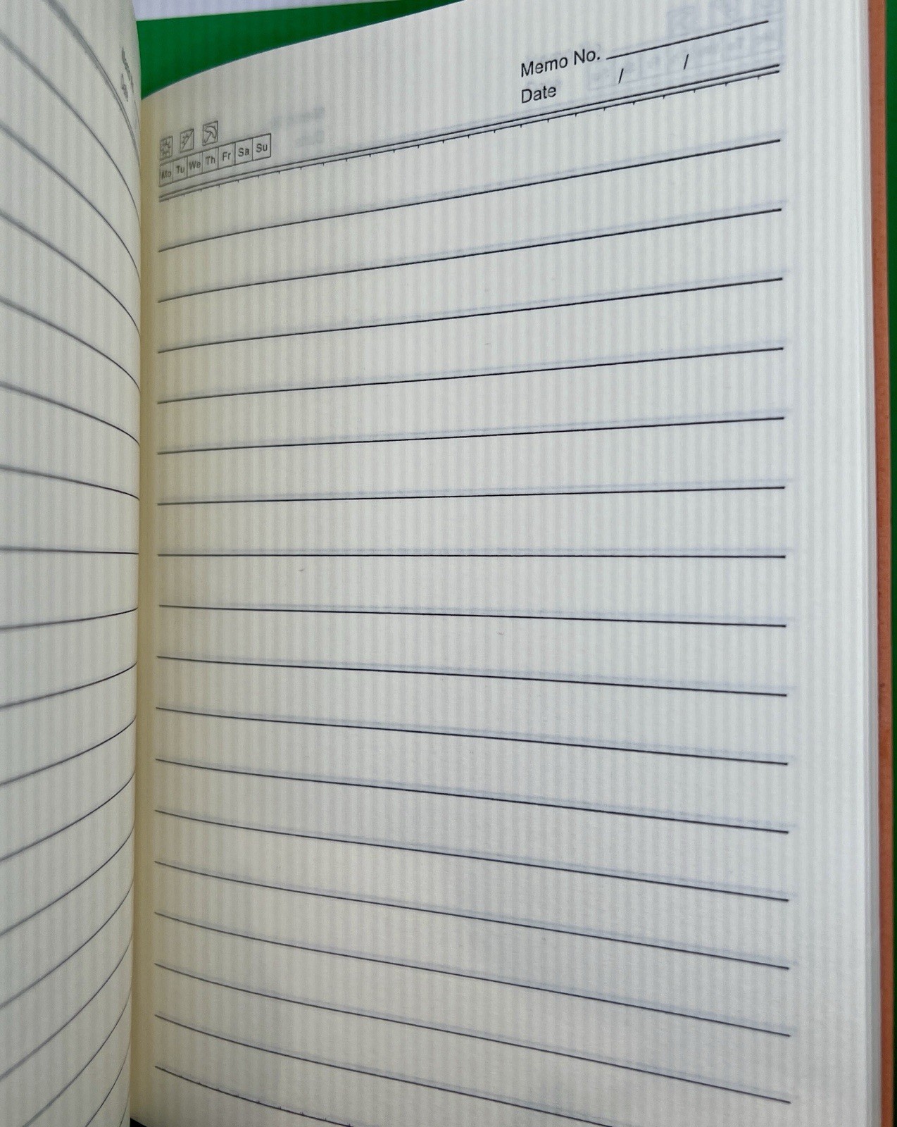 Diamond Decorated Journal/Notebook: Red/Orange Multicolor