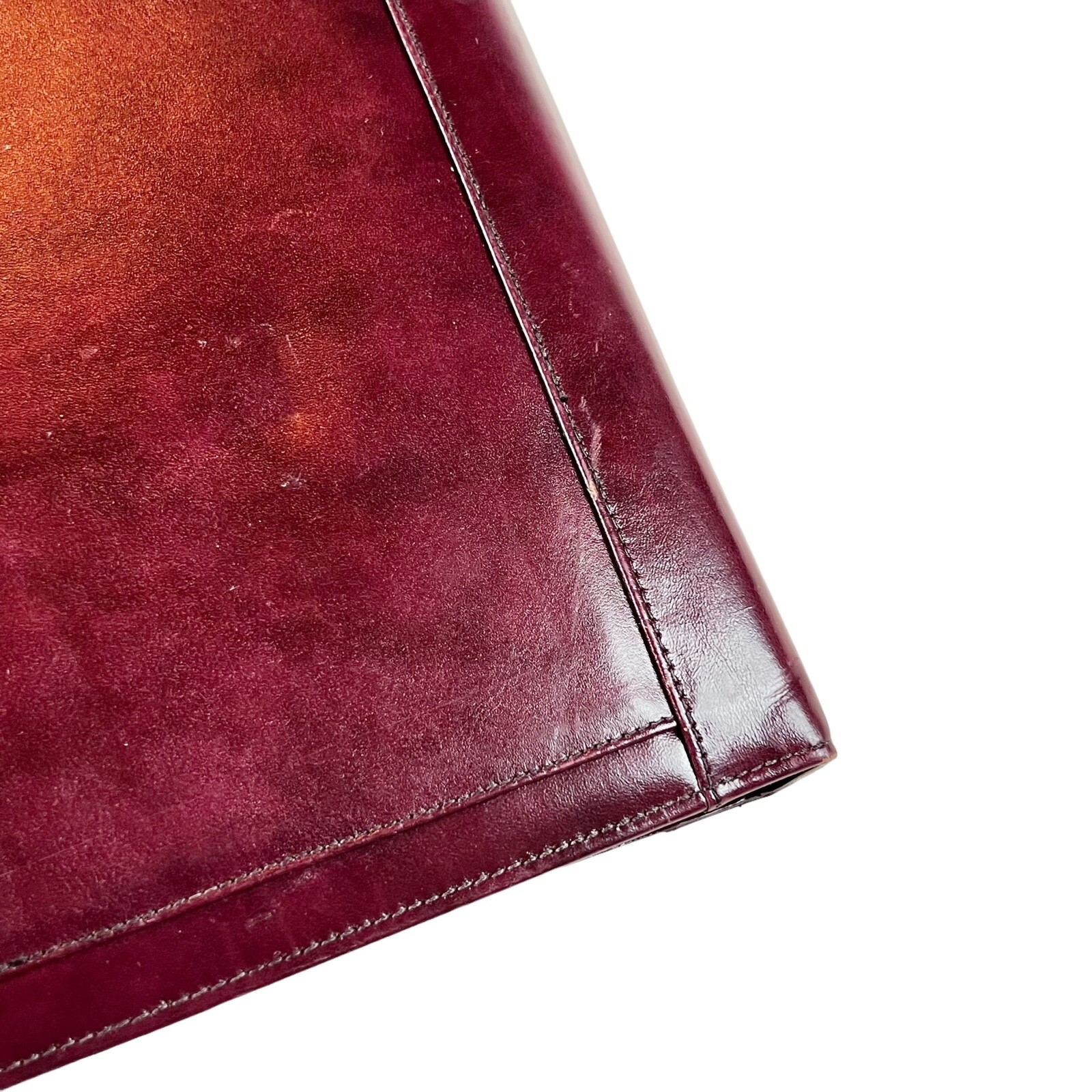 Con Conti Leather 3 Ring Calendar Organizer Binder Zip Pouch Harper House System