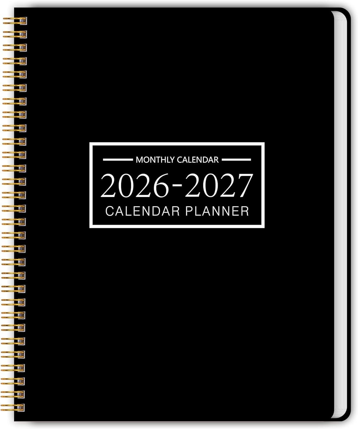 Durable 24- Planner 9×11 Inch, Waterproof PVC Cover for Teachers & Students