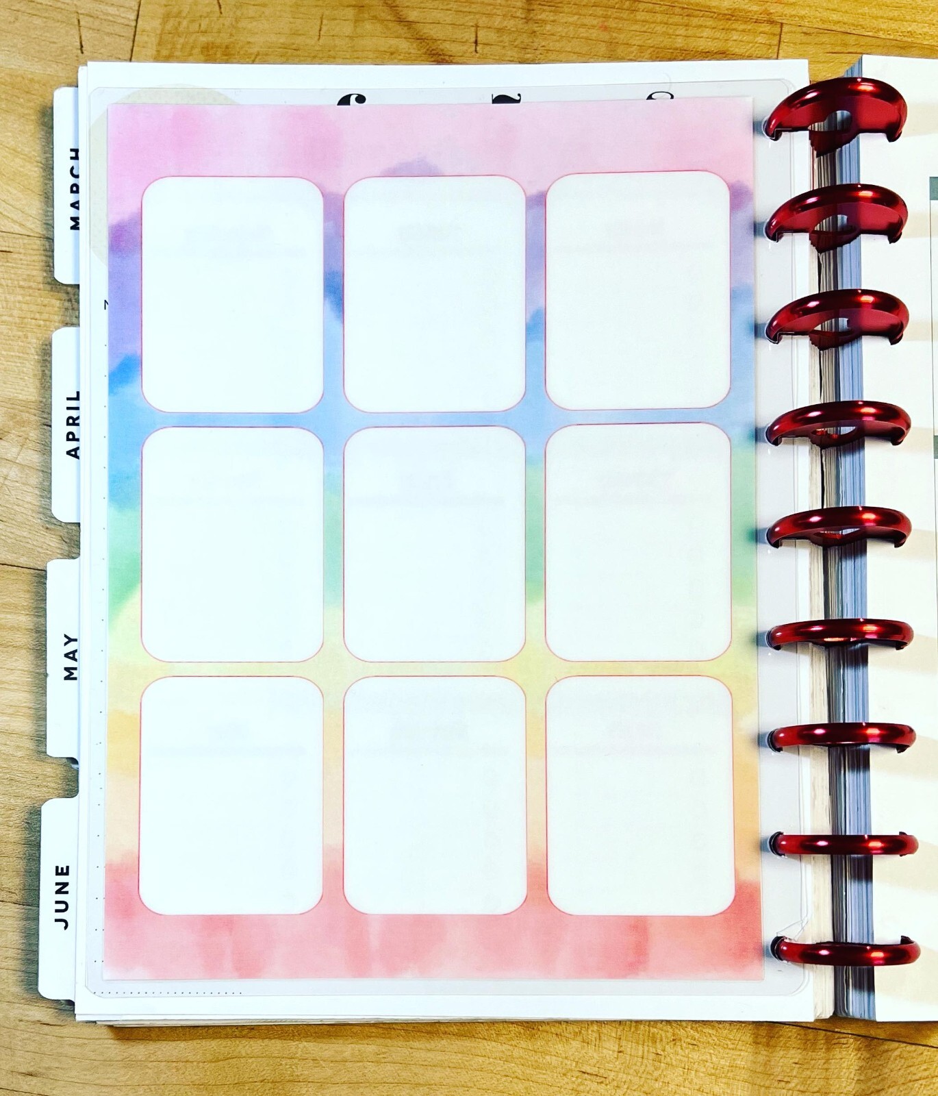 This Week’s To-Do’s Dashboard Insert for use with Classic HAPPY Planner
