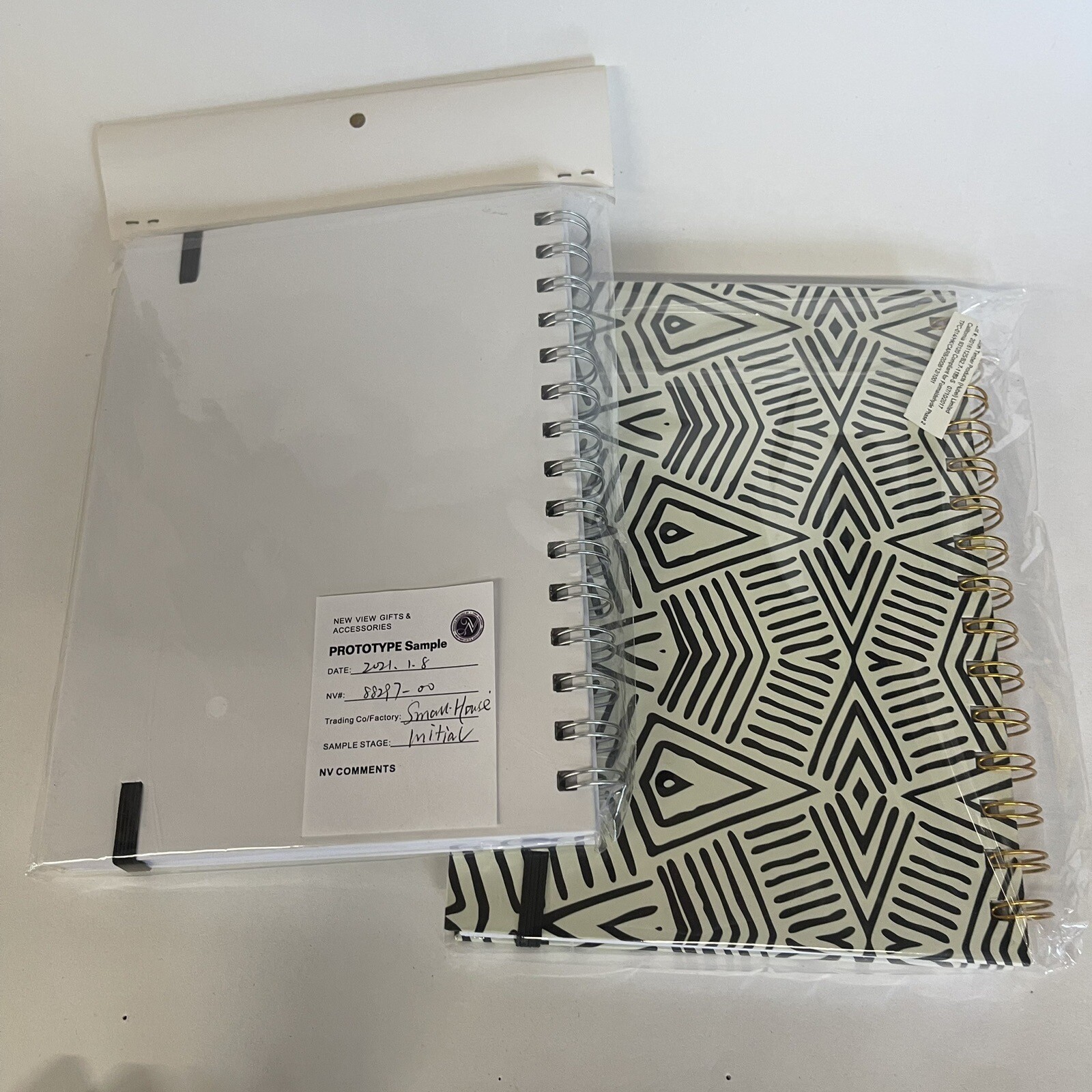2 Black Lives Matter, 6×8” Notebooks 100 Pages, Abstract patterns White & Black