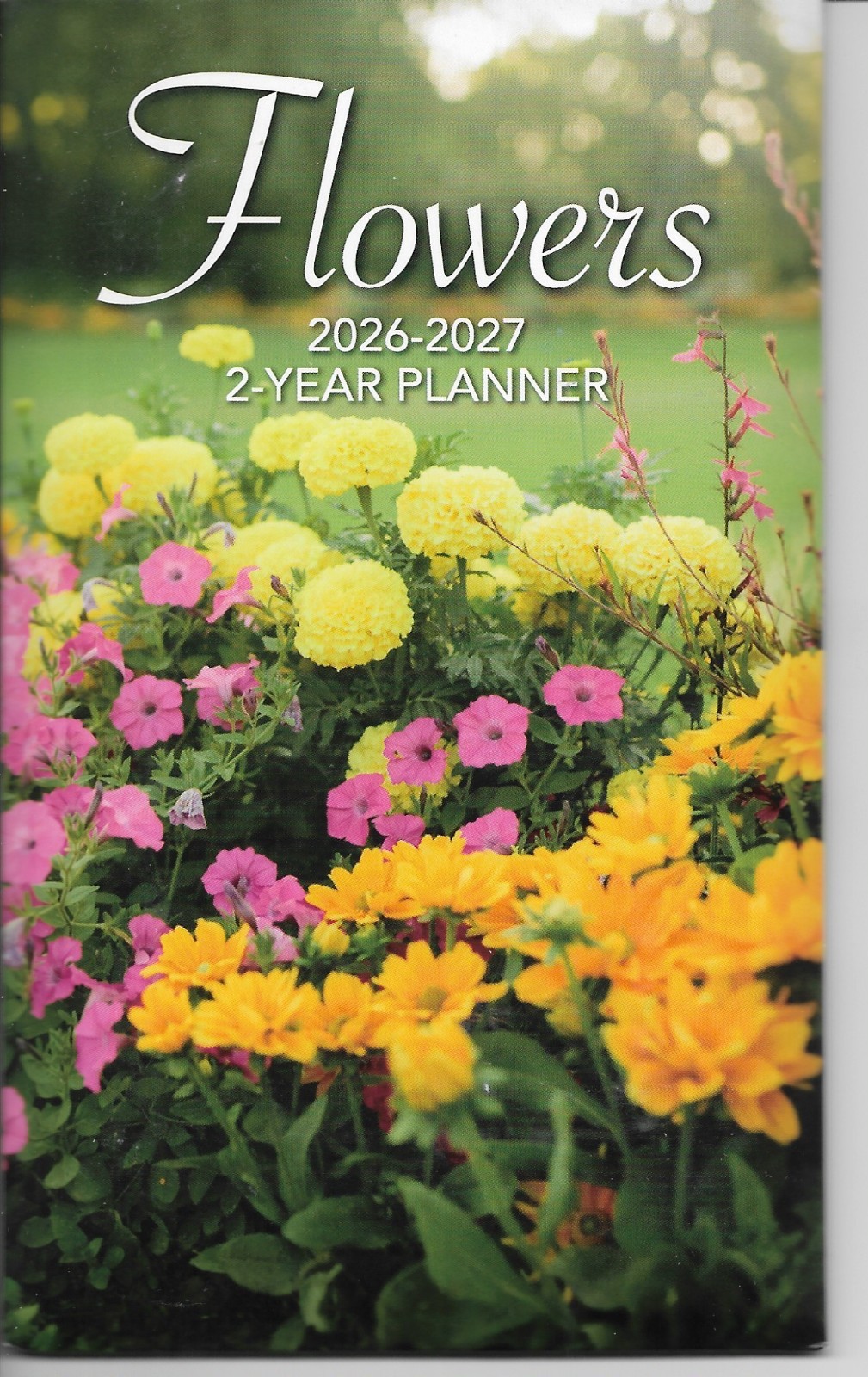 Pocket Calendar 2026-2027 Two Year Monthly Planner 3.5 x 6.5″ FLOWERS