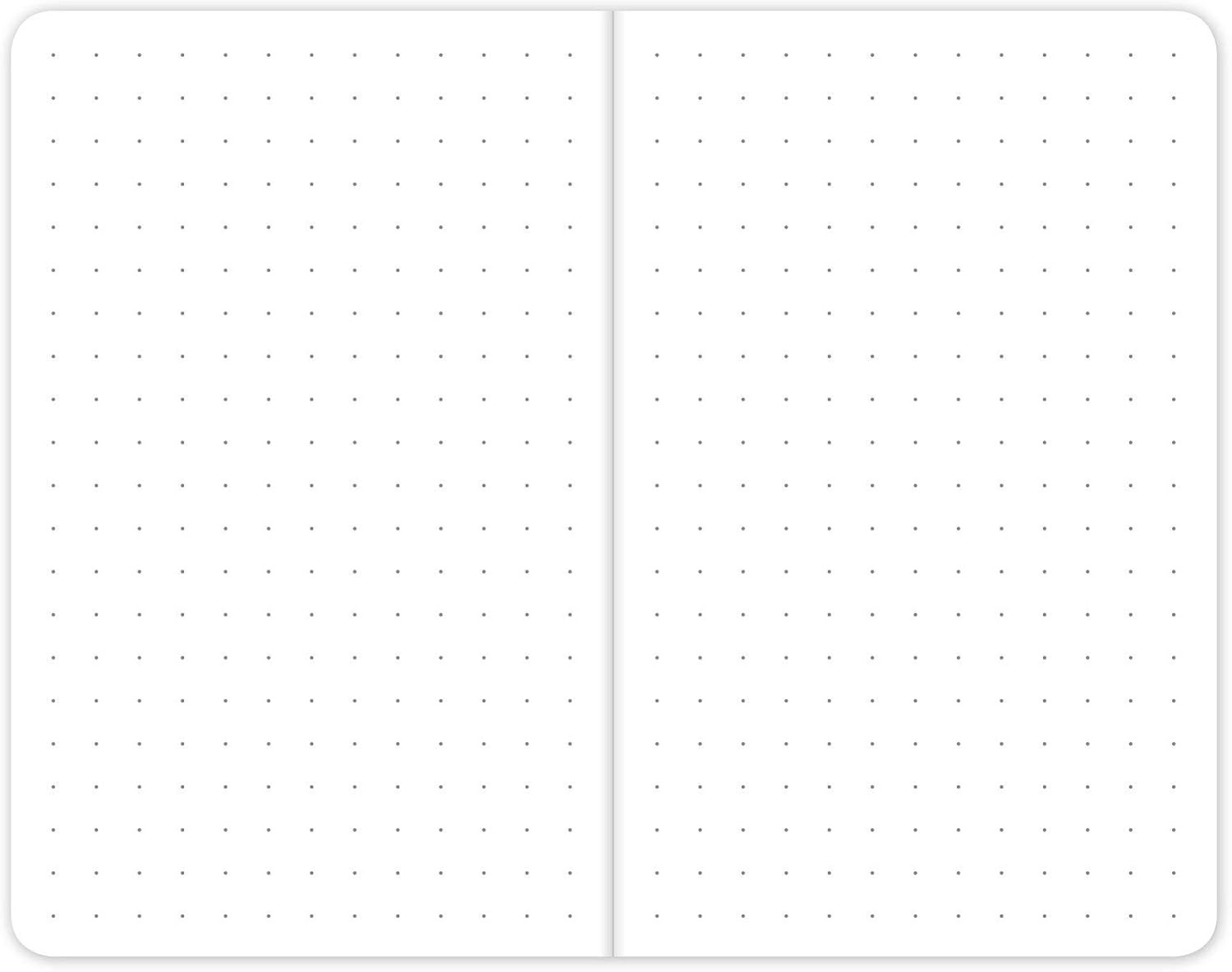 Field Notebook/Pocket Journal – 3.5″x5.5″ – Black – Dot Graph Memo Book – Pack o