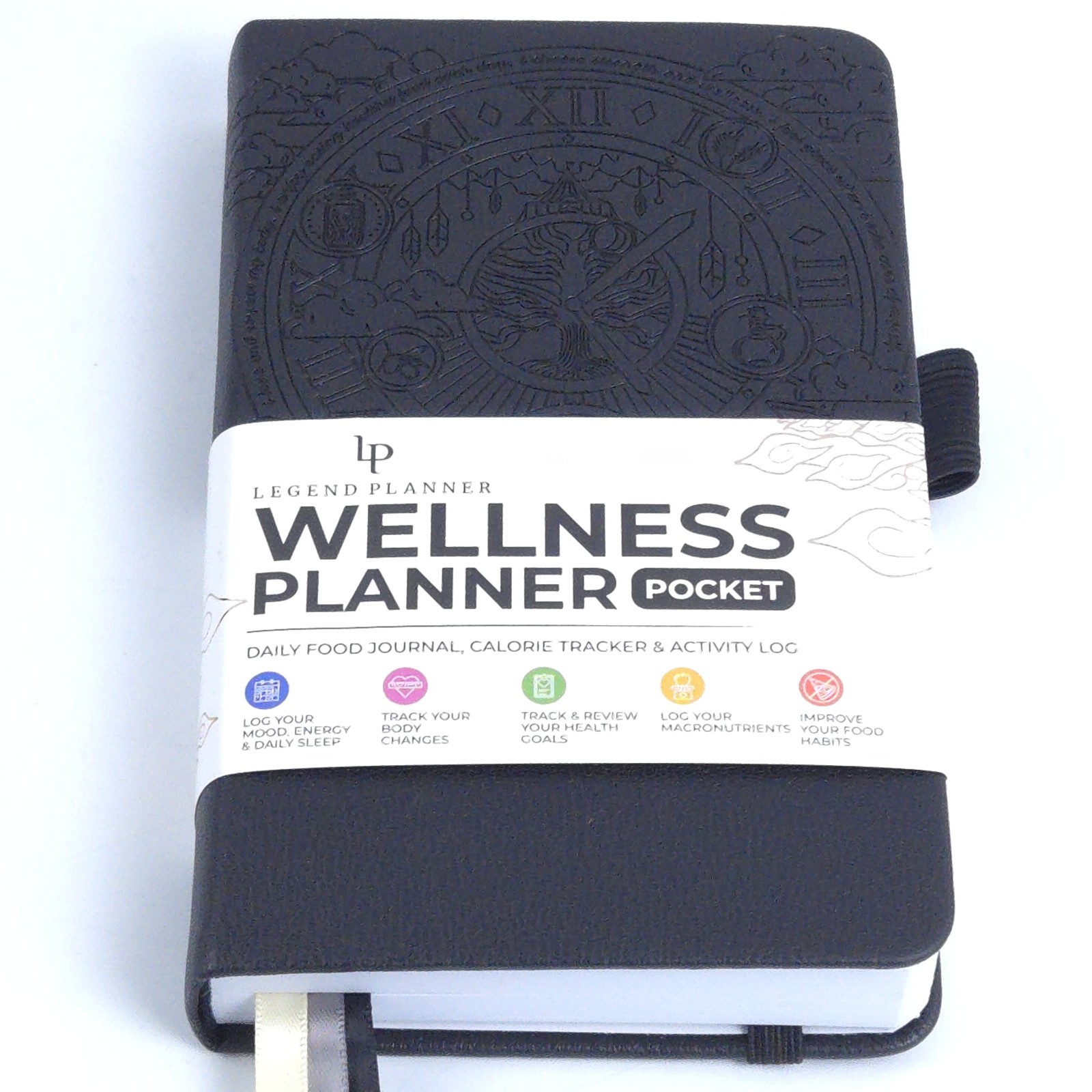 LP Legend Planner Food Journal 6 Month Wellness Diary For Tracking Meals Pocket