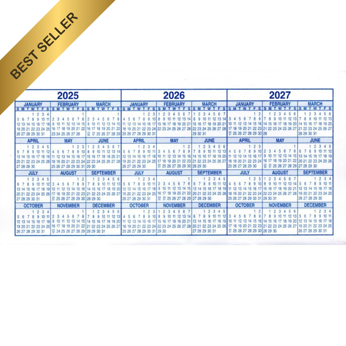 12 Pack Checkbook Registers 2025 2026 2027 Calendar Made in USA Balance Ledger