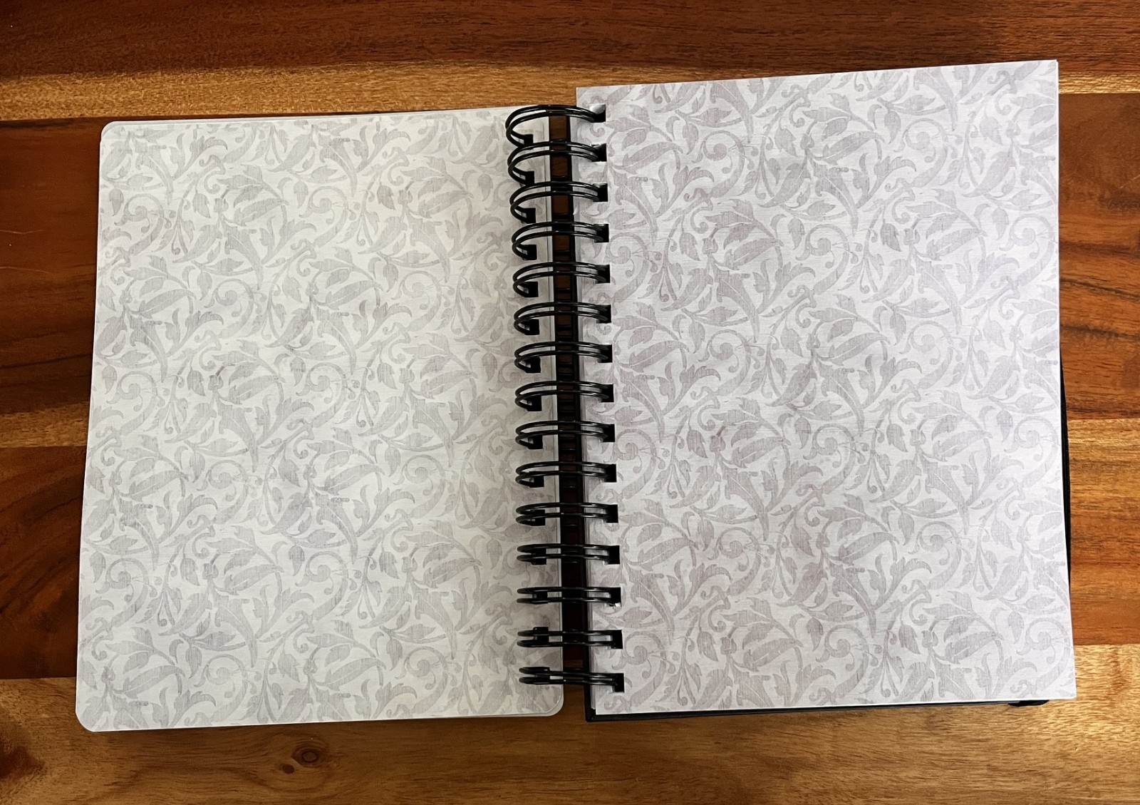 Purple Butterfly Spiral Journal Notebook Lined Pages Elastic Closure 8.5 x 6