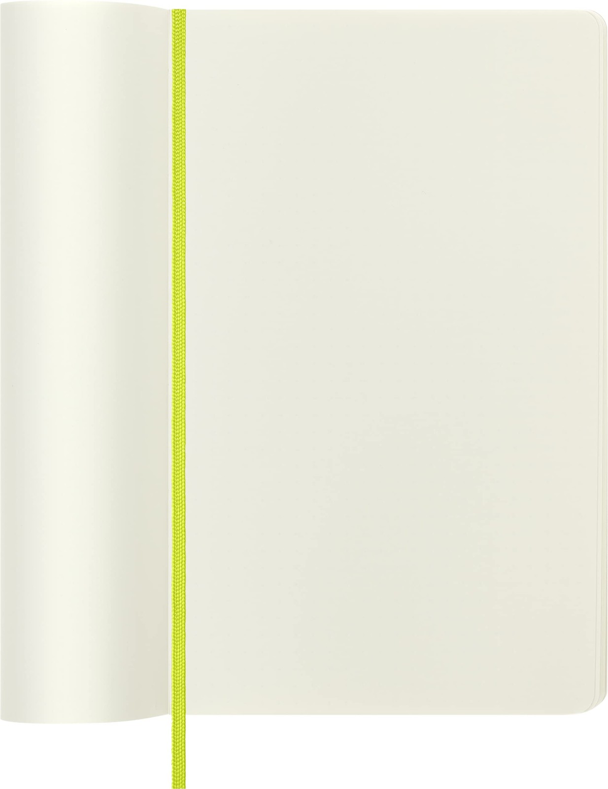 Moleskine Classic Notebook, Soft Cover, Large (5″ x 8.25″) Plain, Lemon Green