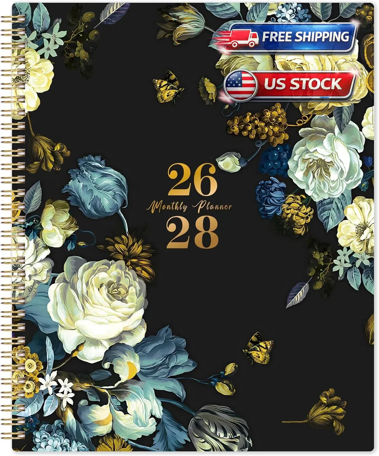 Monthly Planner 2026-2028 – 2 Year Planner 2026-2028, July 2026 – June 2028, 2 Y