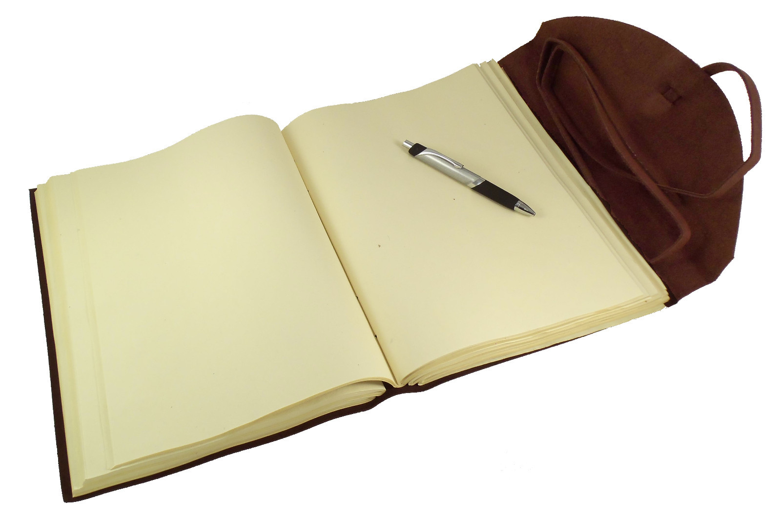 LARGE Leather Journal Notebook Sketchbook Scrapbook Diary Writers Book Handmade