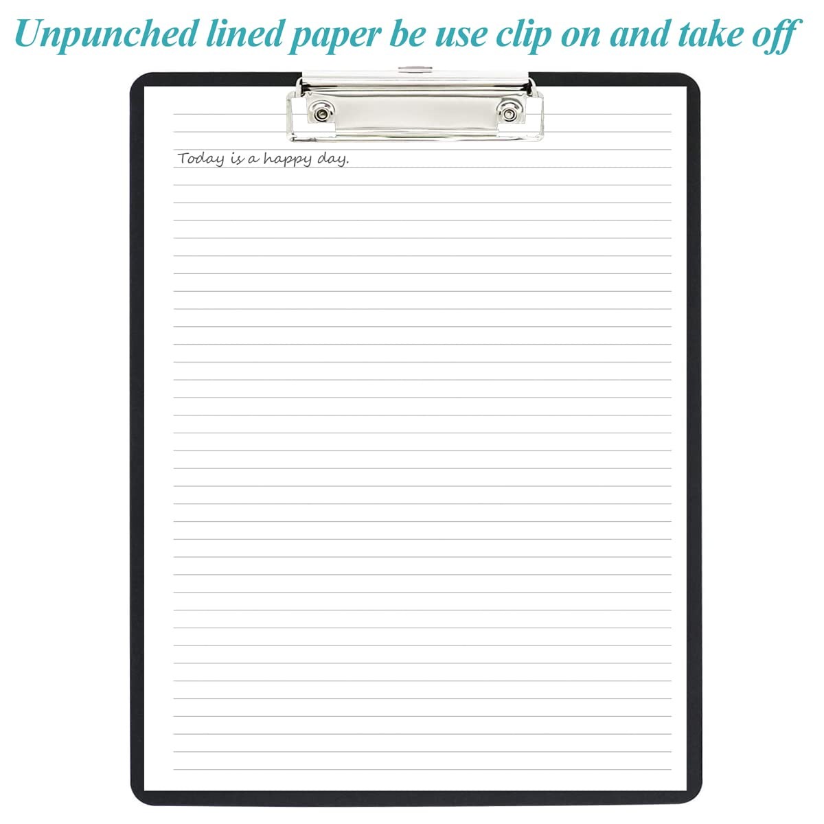 Unpunched Lined Paper Refills 2 Pack 200 Sheets 8.5″x11″ Loose Leaf Paper