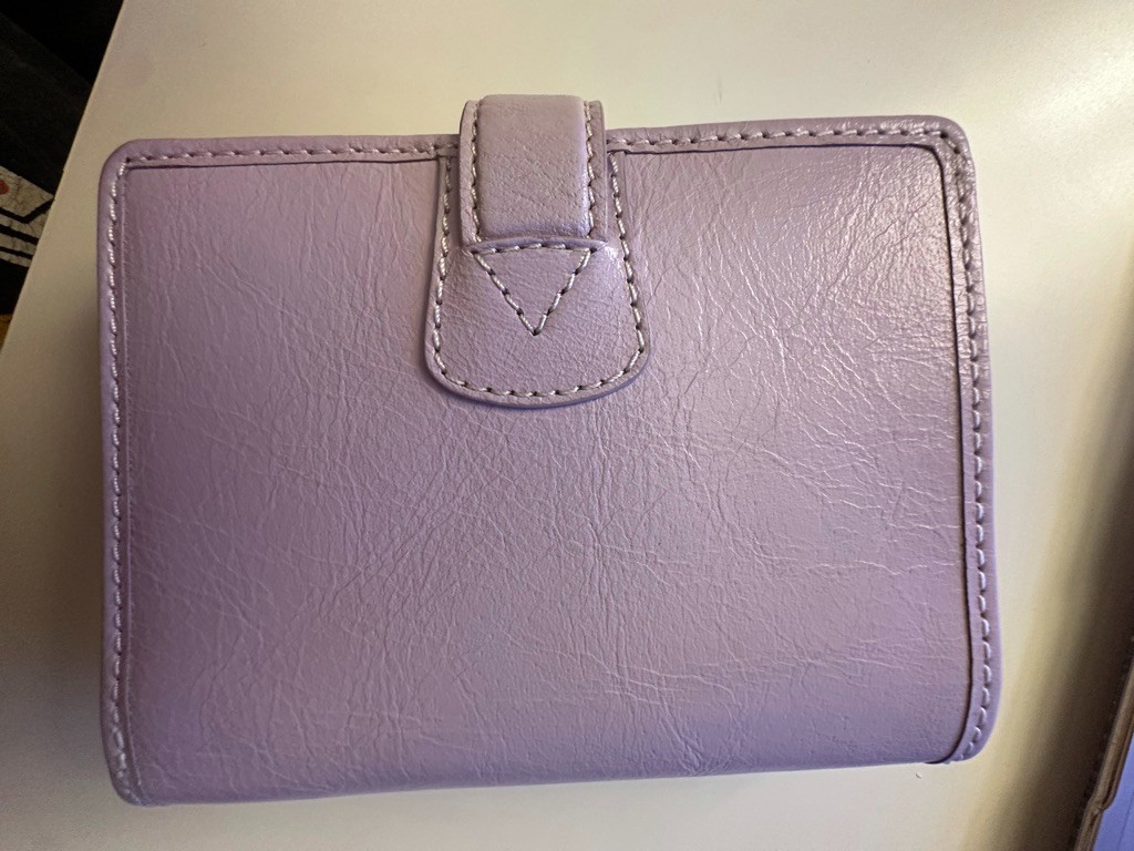 NEW FiloFax Malden Pocket Size Organizer Lilac Full Grain Buffalo Leather