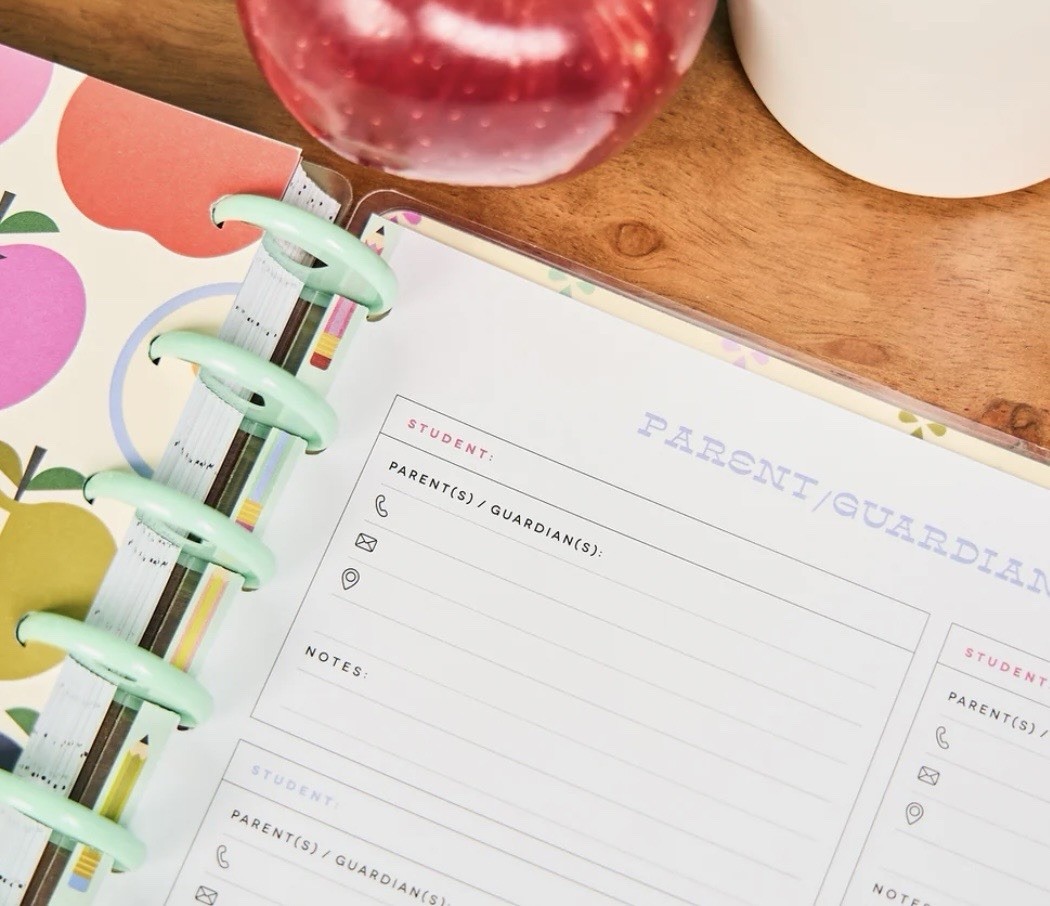 Happy planner – Mod TEACHER, PARENT & STUDENT INFO – BIG ACCESSORY PACK 42 PCS