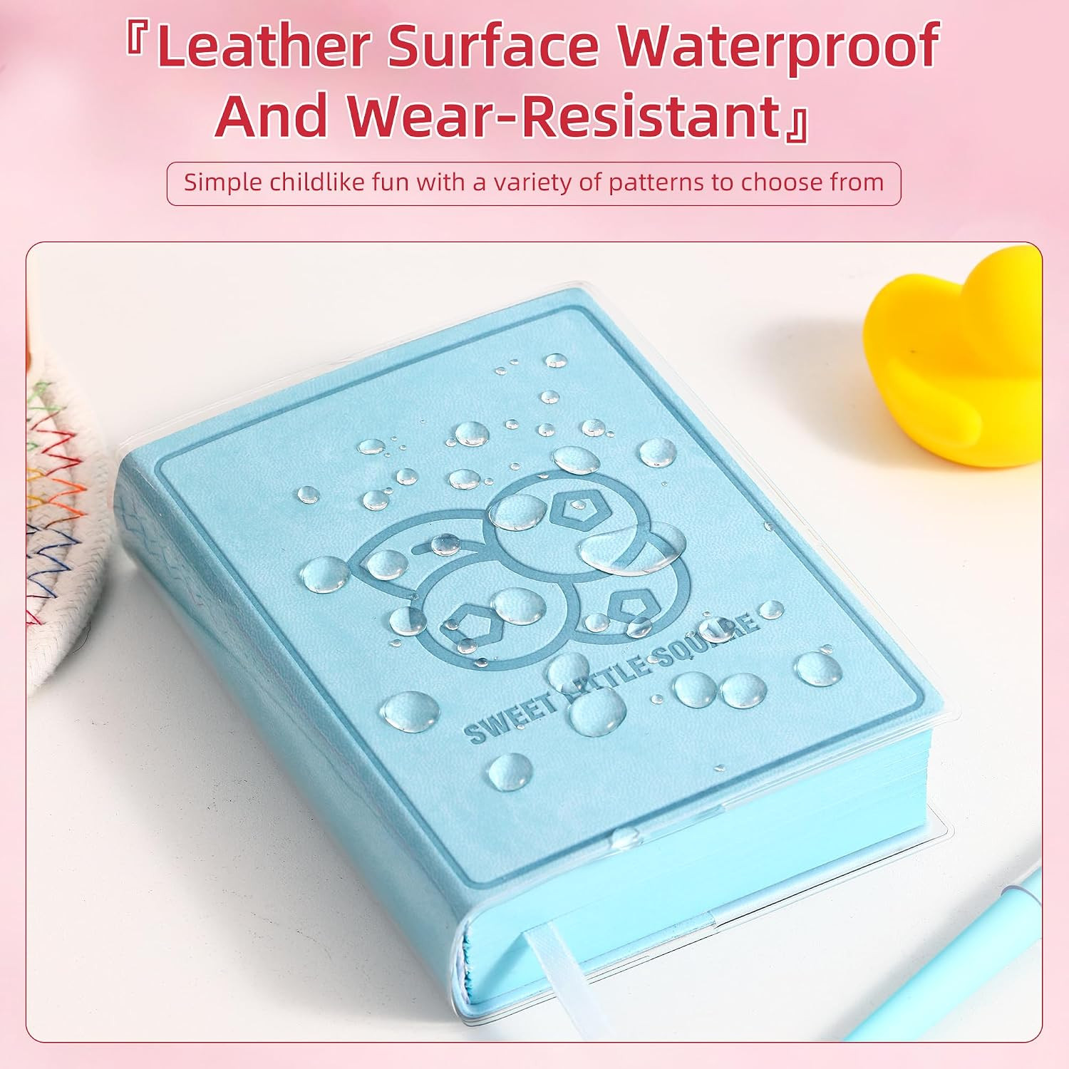 Thick Blank Fruit Journal Notebook with Waterproof Cover,Small 400 Color Pages