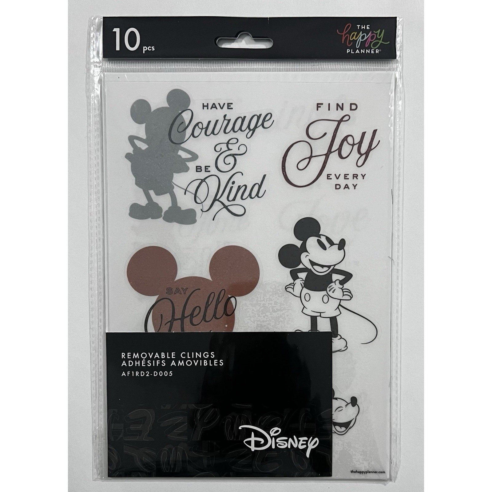 The Happy Planner Disney Mickey & Minnie Mouse Removable Clings 10pcs