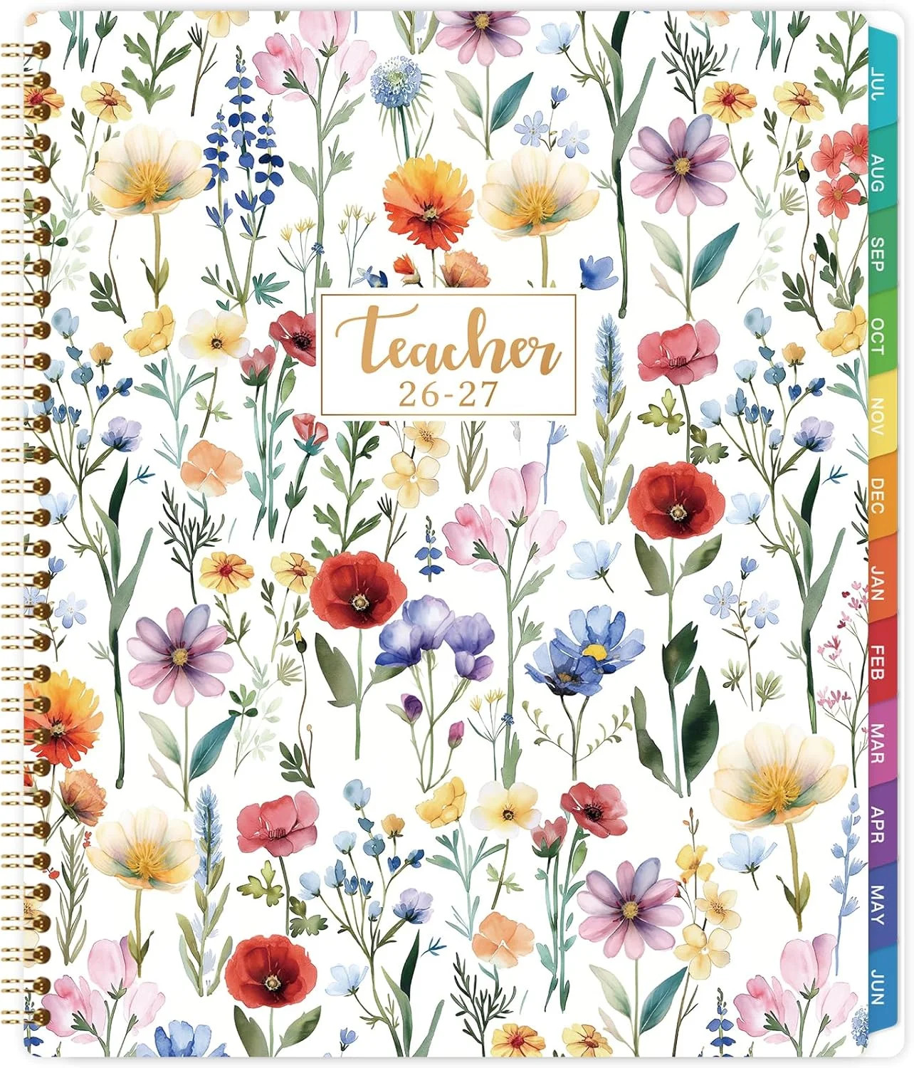 2026-2027 Teacher Planner – Academic Lesson Planner from July 2026 – June 2027