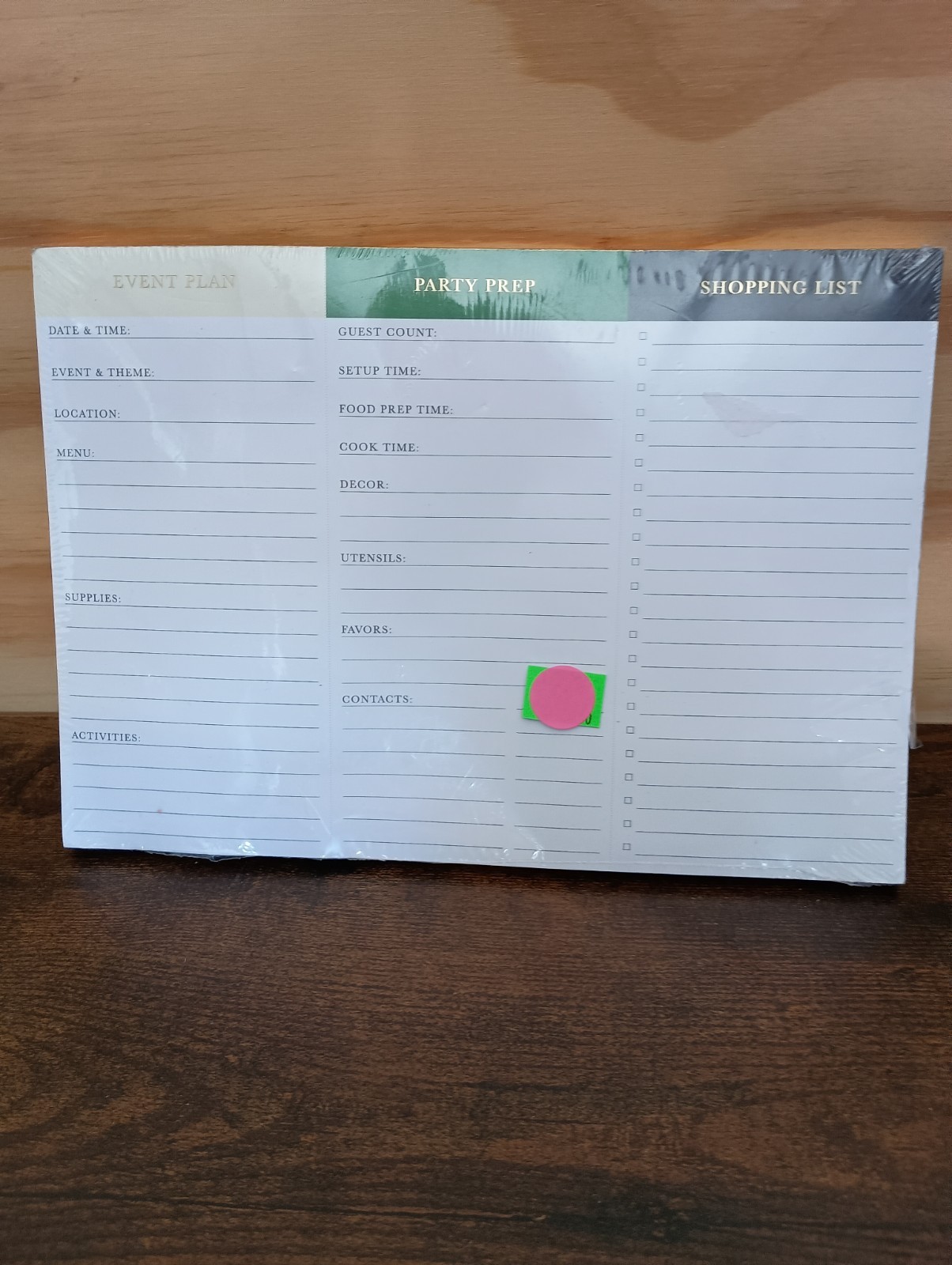 Kate Spade Event Planning Notebook 80 Sheets New