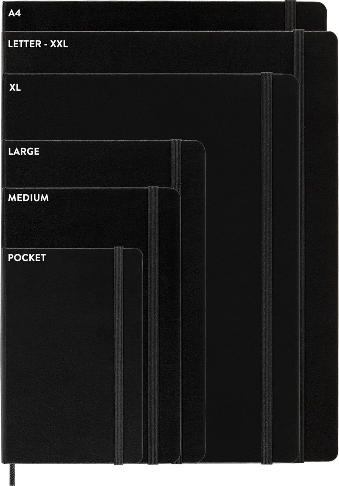 Moleskine Classic Expanded Notebook, Hard Cover, Large (5″ x 8.25″) Ruled/Lin…