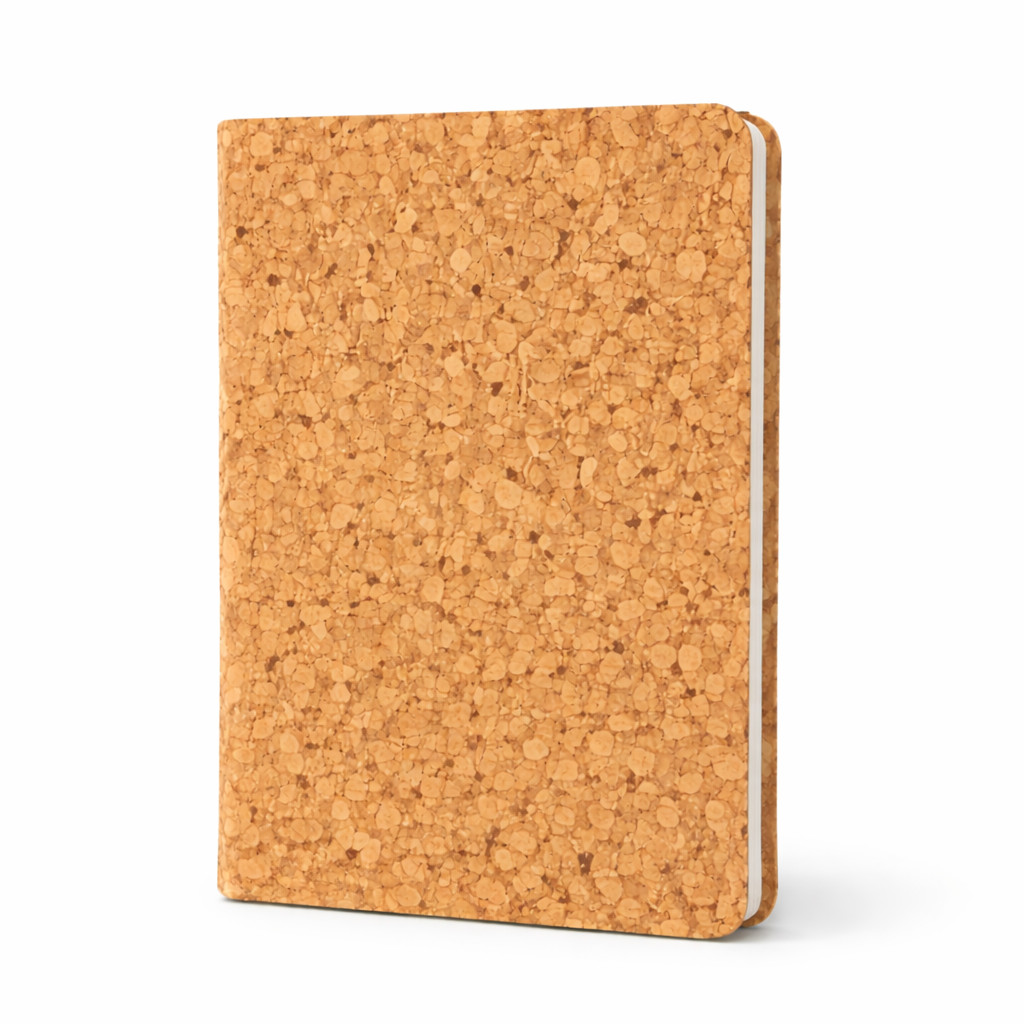 Eco Friendly Cork Notebook | Recycled Paper Journal | Plastic Free Stationery