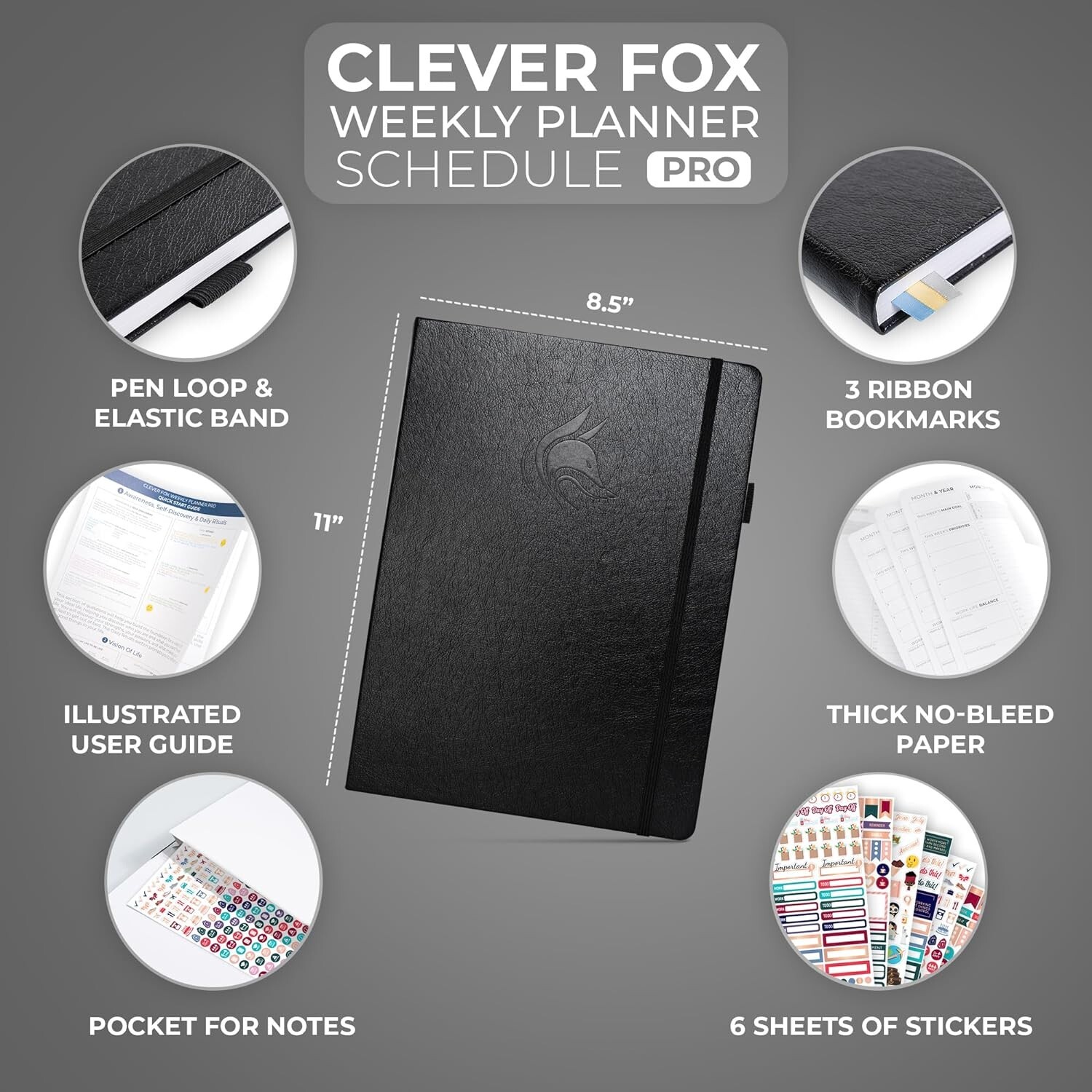 A4 Daily Organizer: Undated Planner with Time Management Slips & Accessories