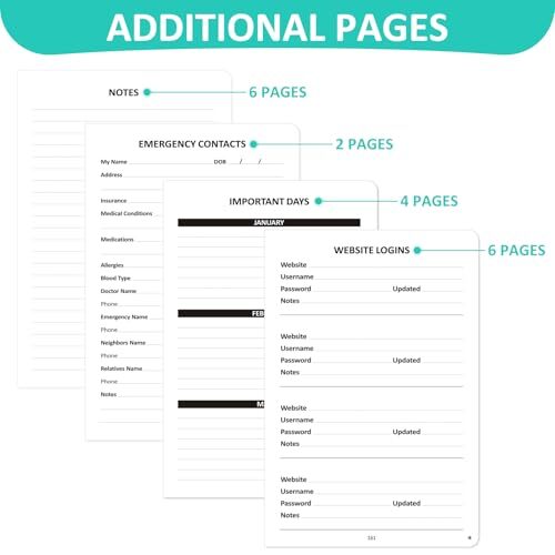 Address Book with Individual Alphabetical Tabs Laminated, Large B. Aquamarine