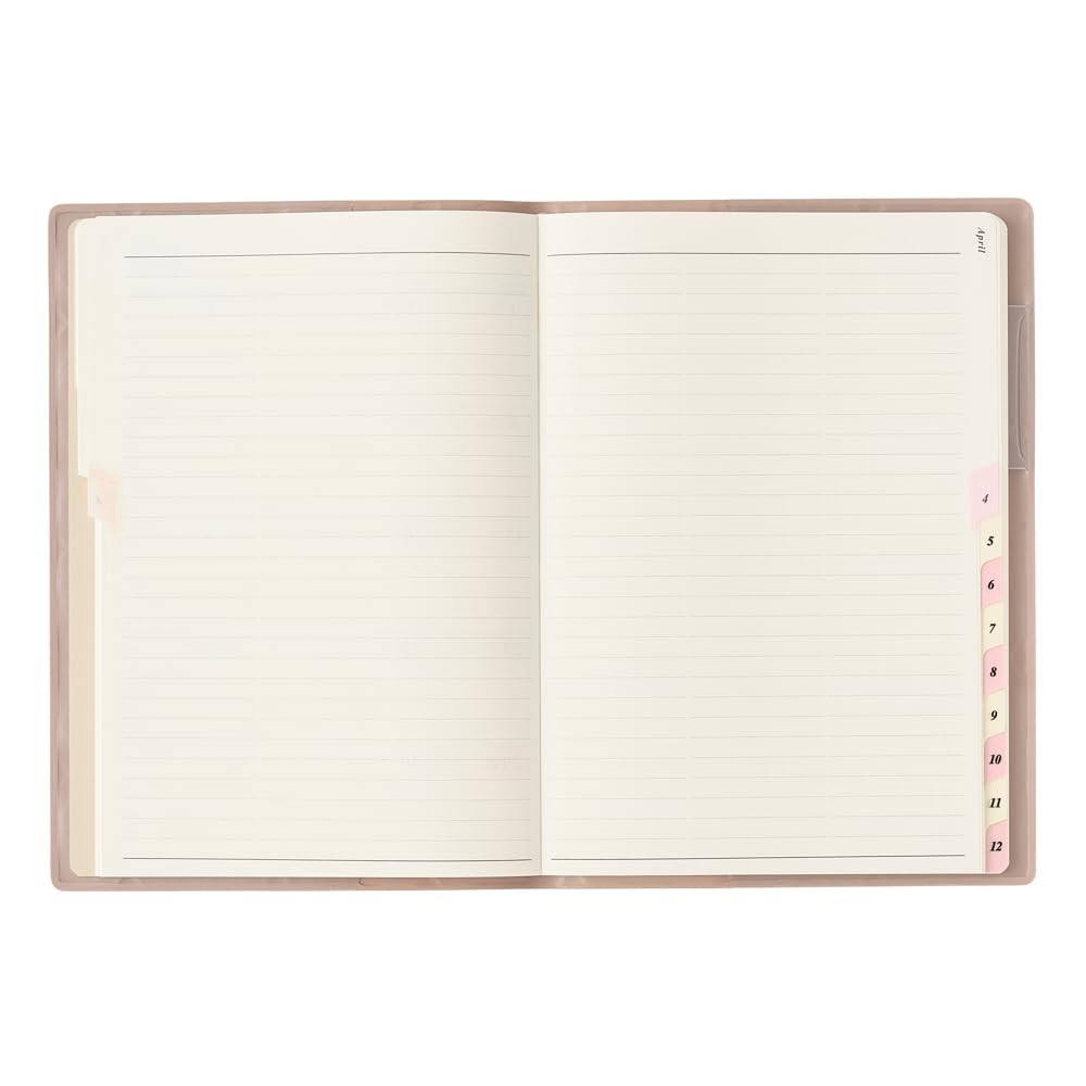 NOLTY Pagem Planner 2026 B6 Monthly Aida Memo Pink 2646