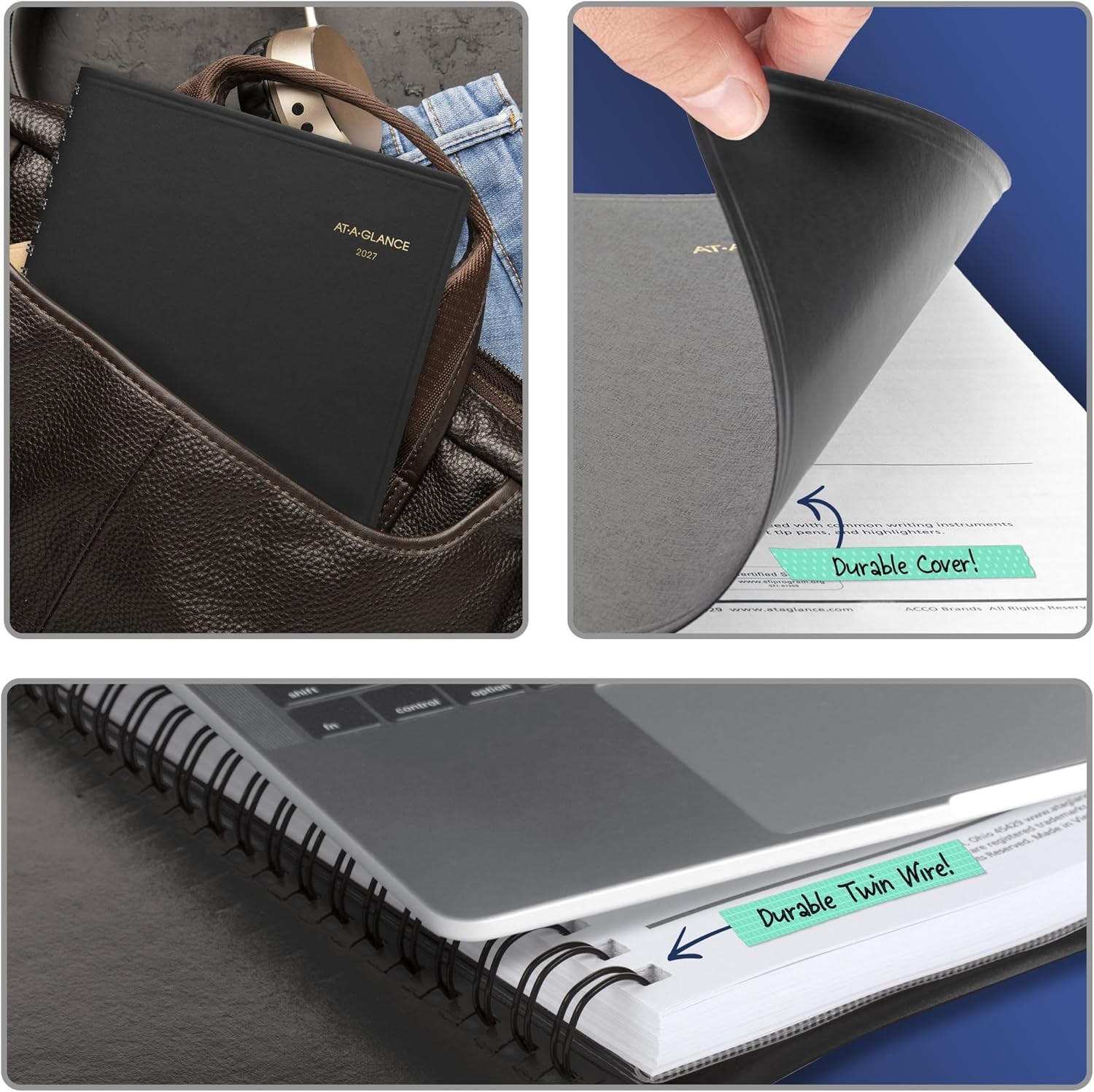 2027 Appointment Book Planner Daily Group Planner 8″ x 11″ Two Person