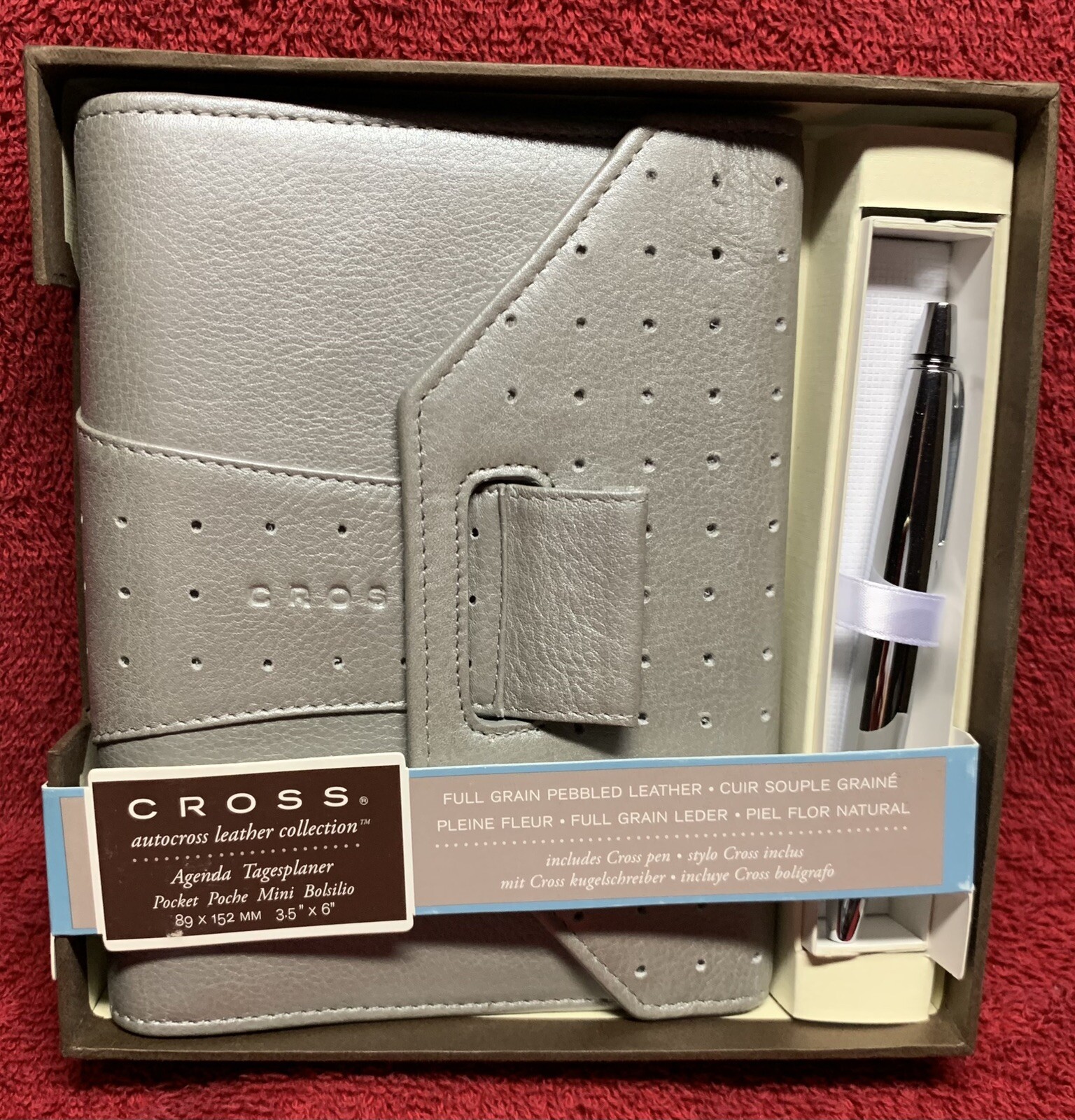 Cross Pocket Agenda- Silver New In Box