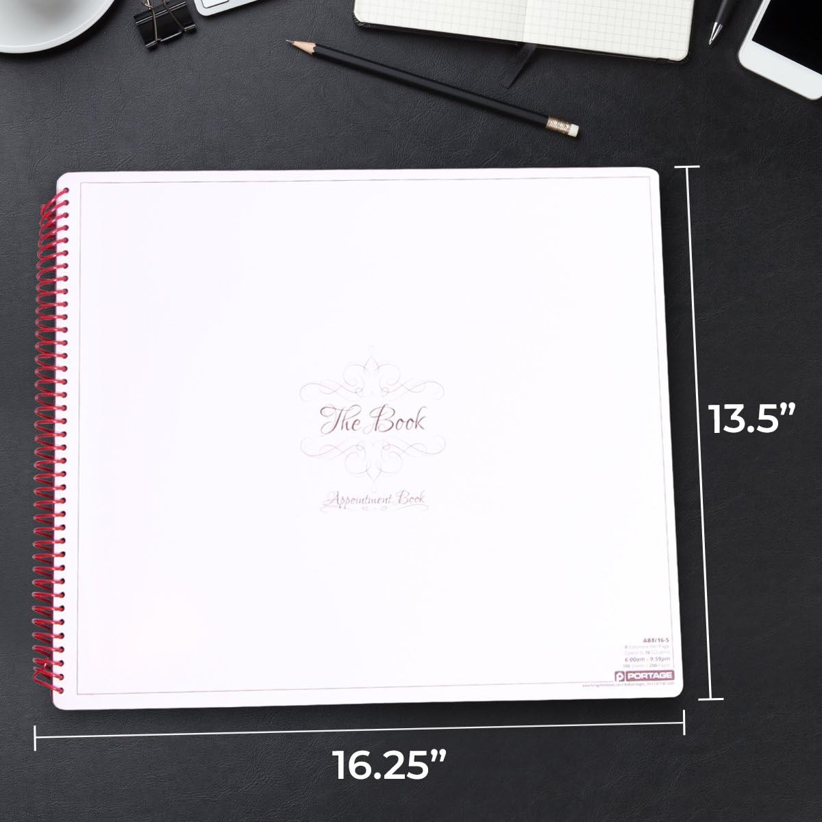 Business Appointment Book and Daily Planner – Undated Appointment Book, Hourly P