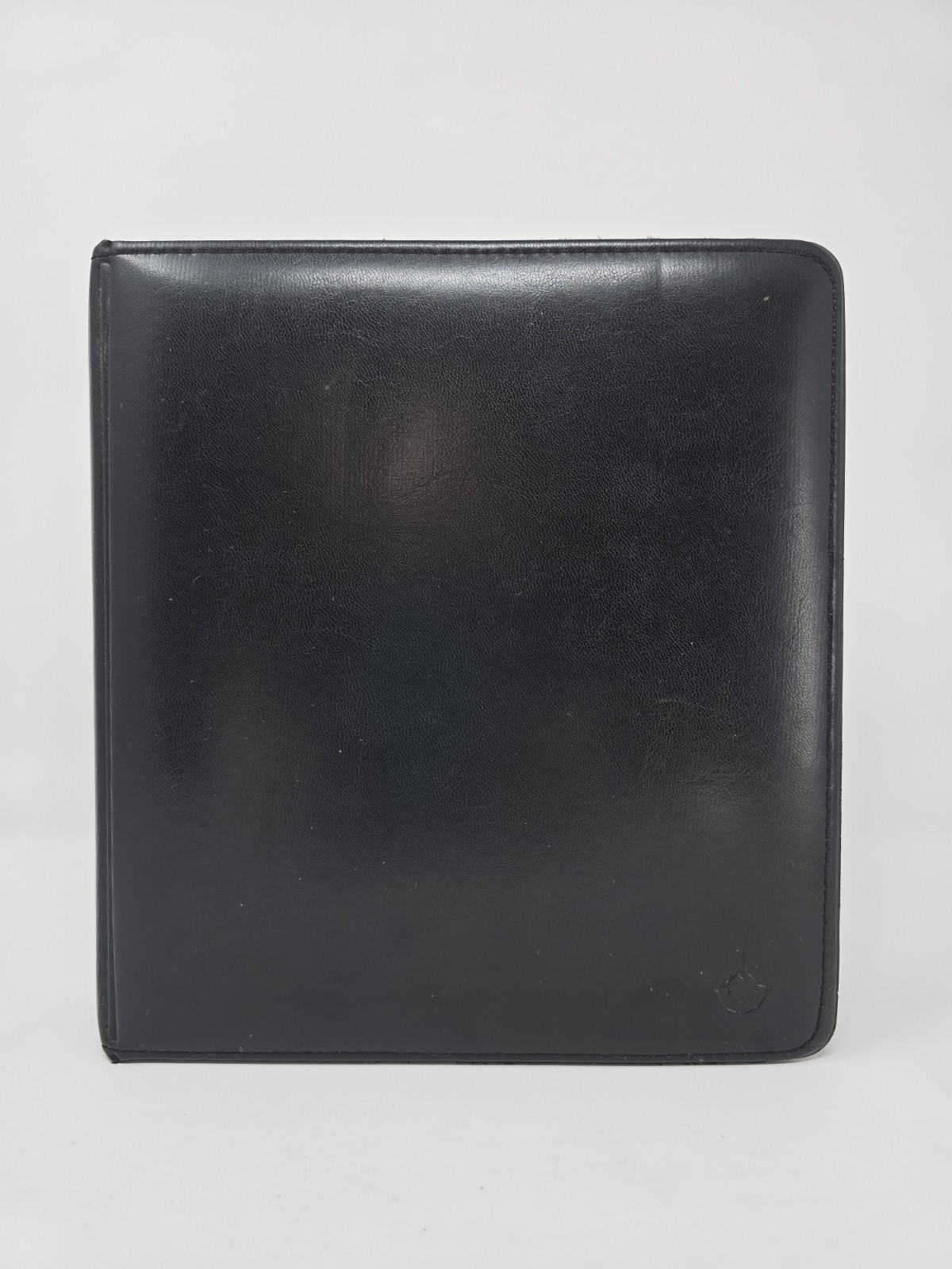 Franklin Covey Planner Black Simulated Leather 7-Ring Binder Organizer