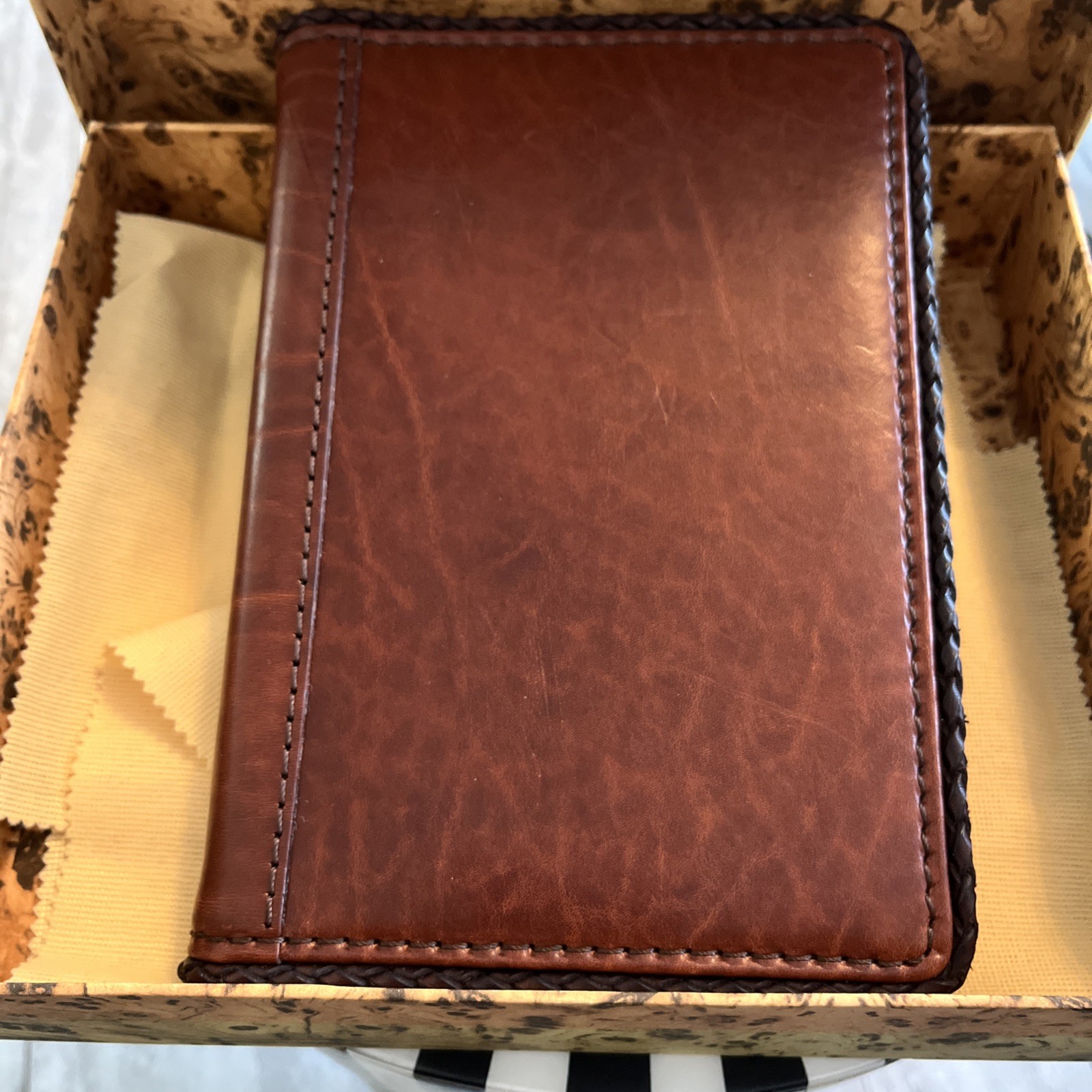 Handmade Genuine Leather Journal – Blank-made In Italy New In Box