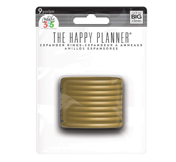Me & My Big Ideas Create 365 Planner Expander Rings 9/Pkg- Rose Gold 1.75″