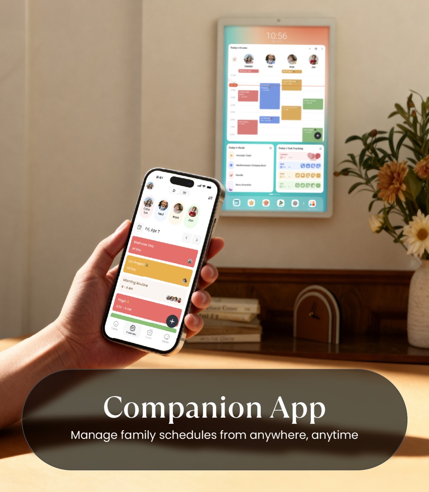 Cozyla Digital Calendar+2: 32″ 4k Smart Electronic Wall Calendar Family Planner