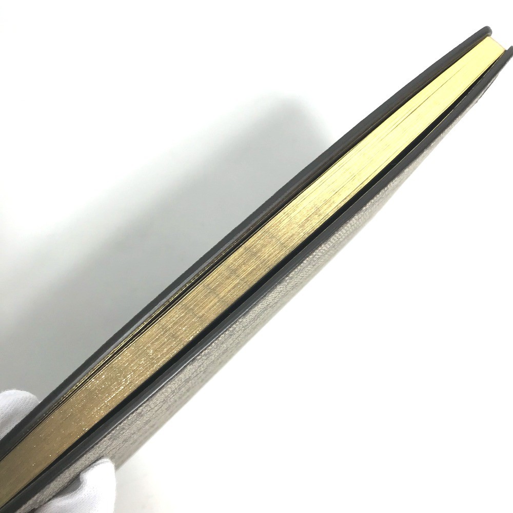 GUCCI GG notebook stationery notebook PVC Beige Unused