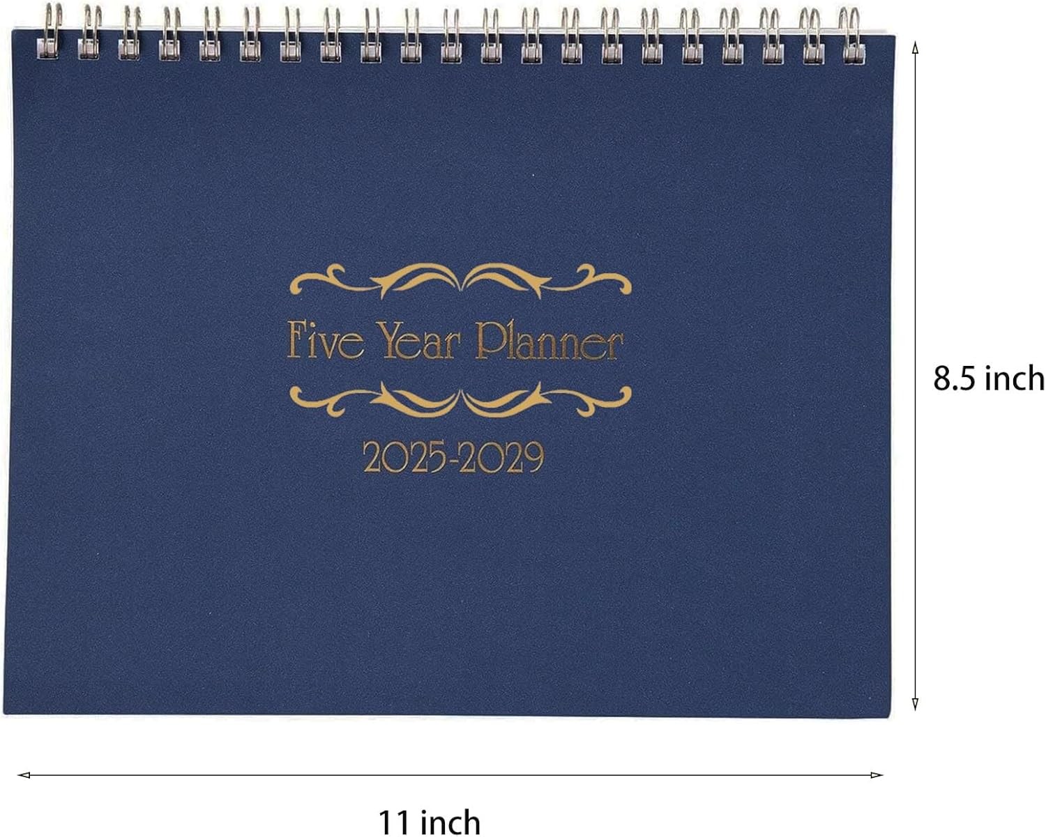 5 Year Calendar Planner (Blue, 11 * 8.5” 2025/2029,5 Years,61 Pages, Blue