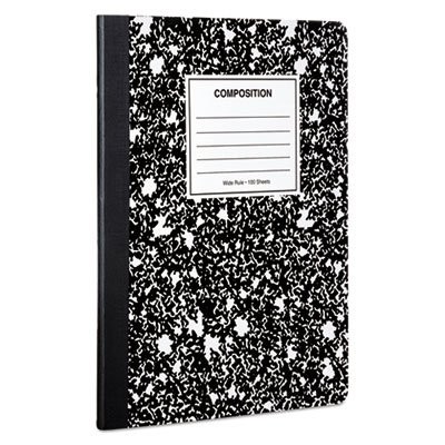 Universal UNV20930 – Composition Book, white black