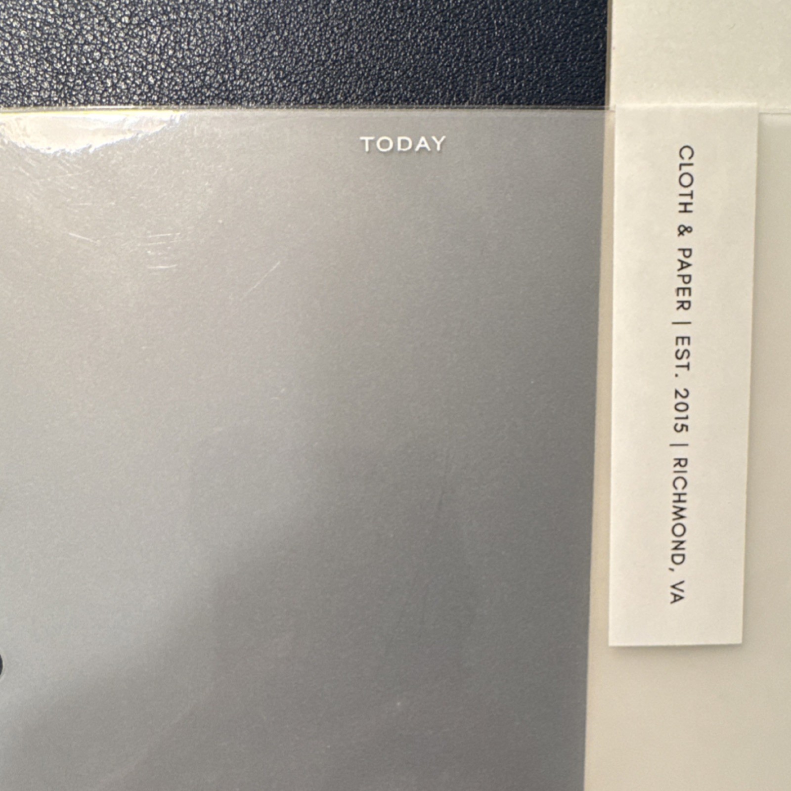 Cloth and Paper Today Pocket Daily Planner Insert Plastic Divider Discbound